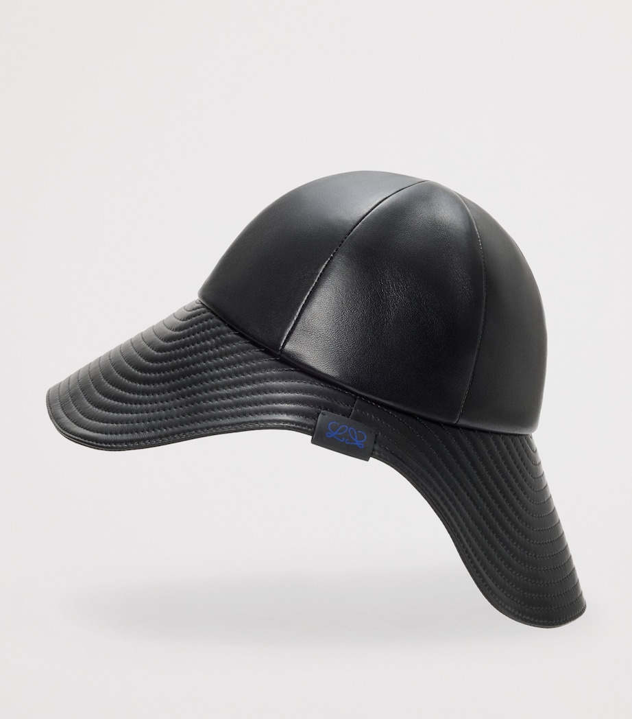 Leather Hiker Hat BLACK Image 3