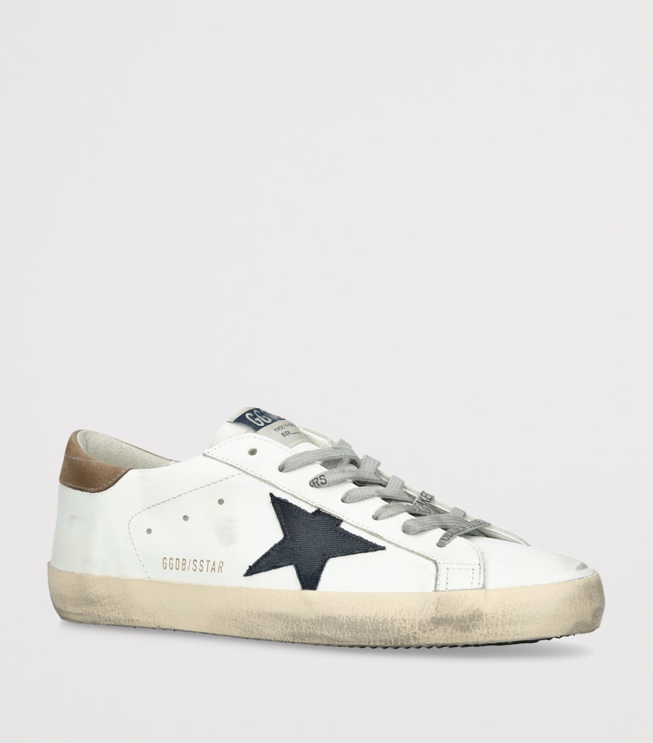 Golden Goose Leather Super-Star Sneakers White/oth Image 3
