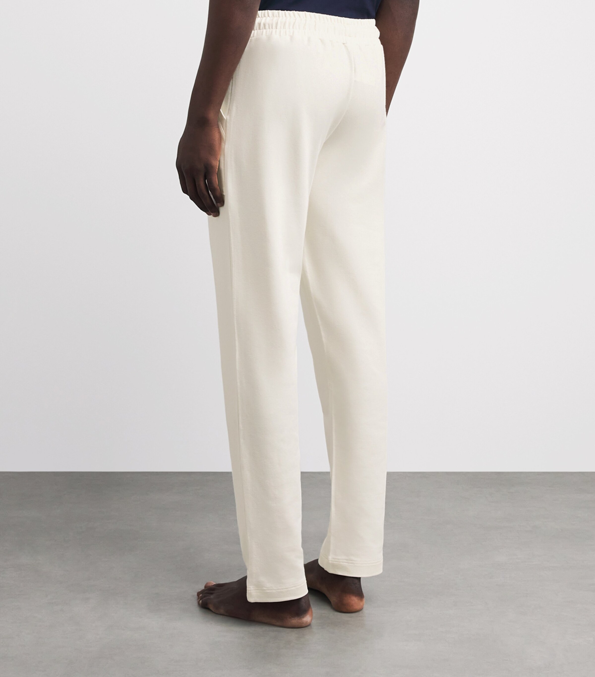 Zimmerli Mens Modal-Cotton Summer Lounge Trousers Sea Salt Image 5