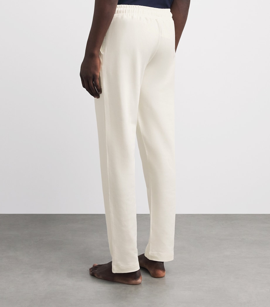 Zimmerli Mens Modal-Cotton Summer Lounge Trousers Sea Salt Image 5