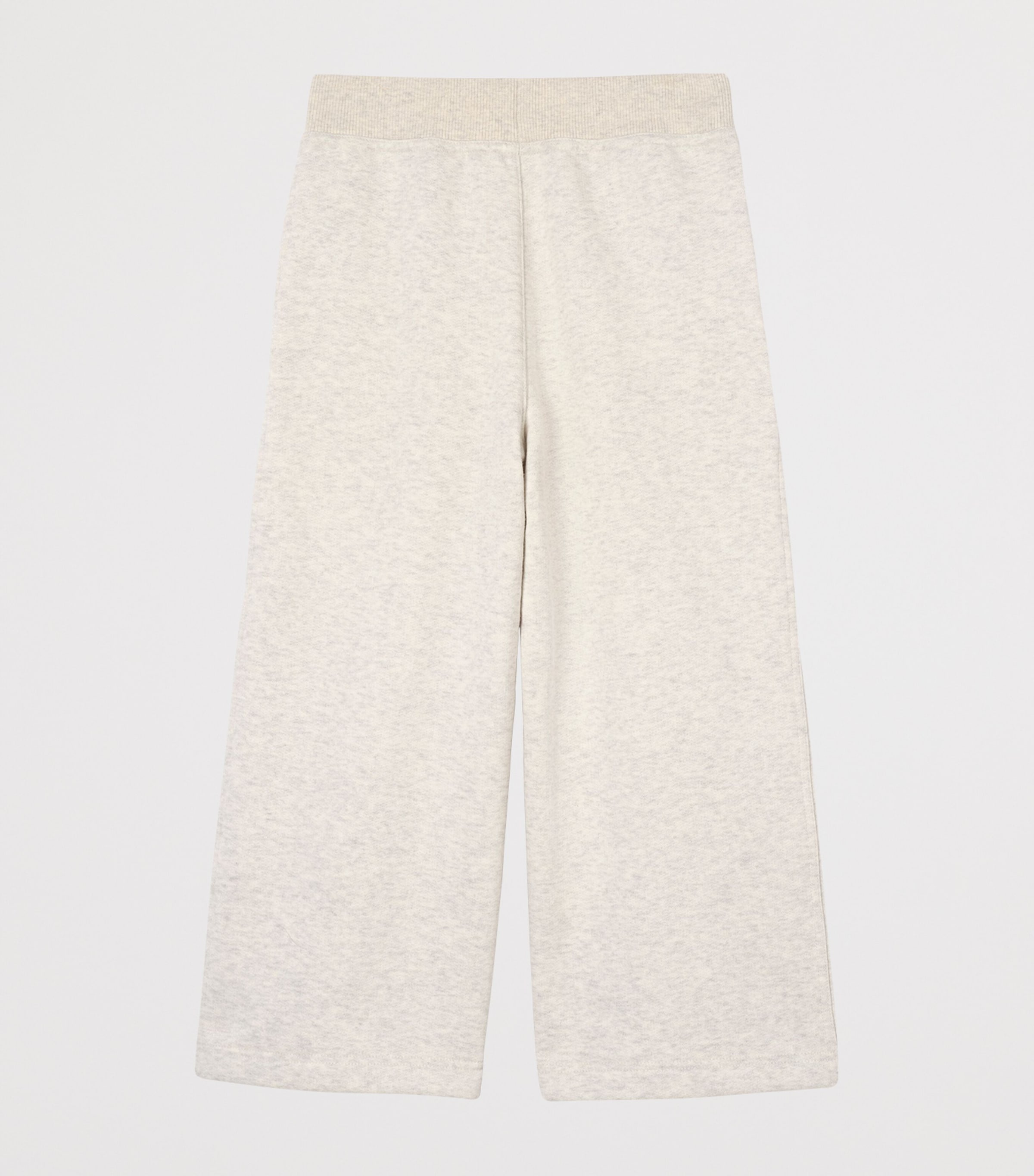 Burberry Kids Cotton Knight Stamp Sweatpants (14 Years) White Melange Image 2
