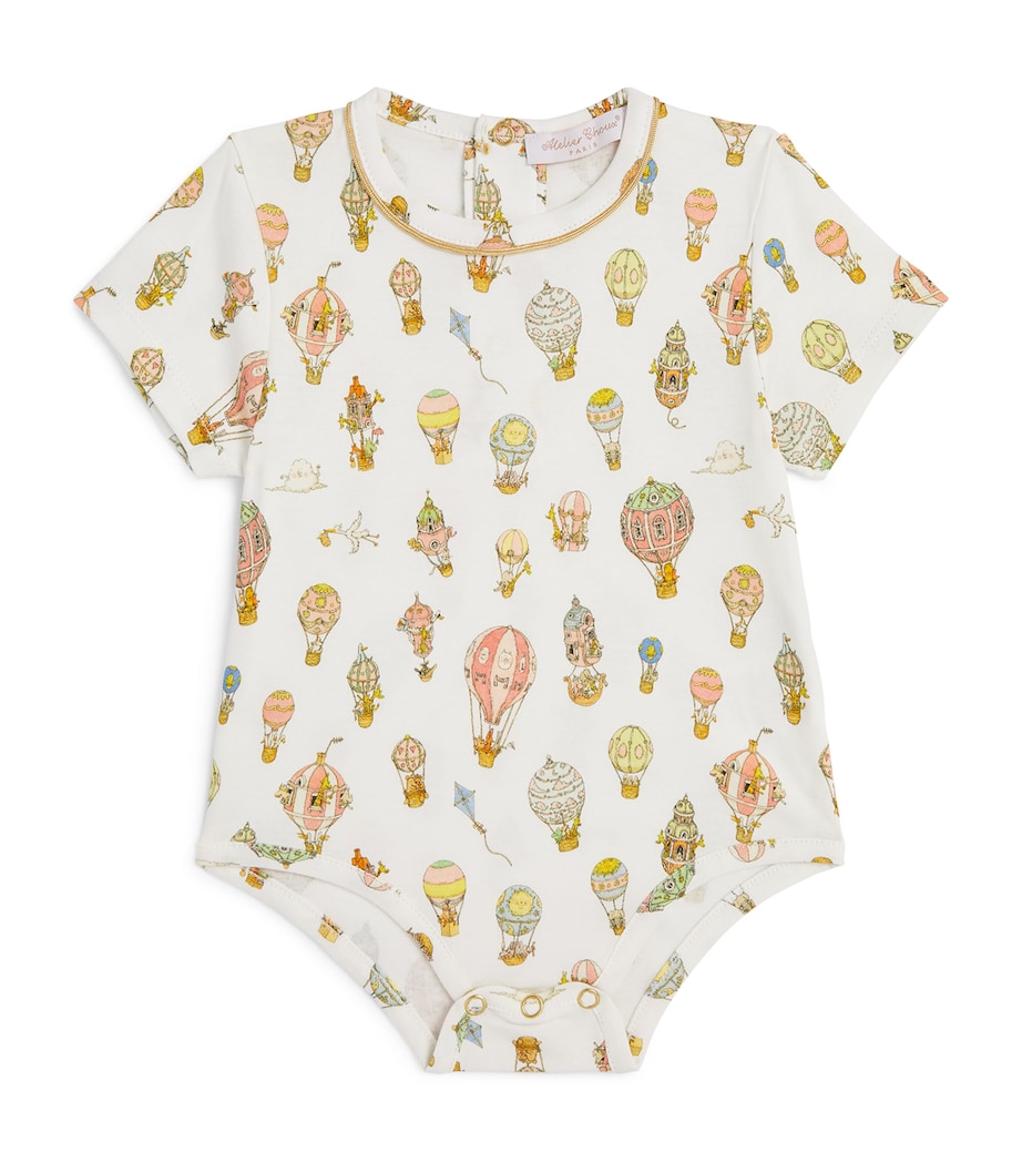 Hot Air Balloon Print Bodysuit (9-12 Months) BALLOONS Image 1