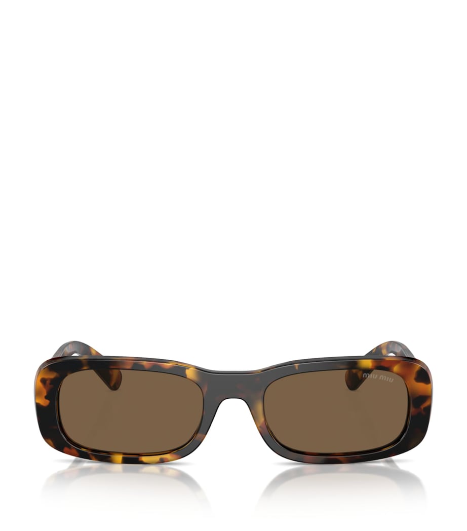 Acetate Rectangular Sunglasses VAU06B Image 1