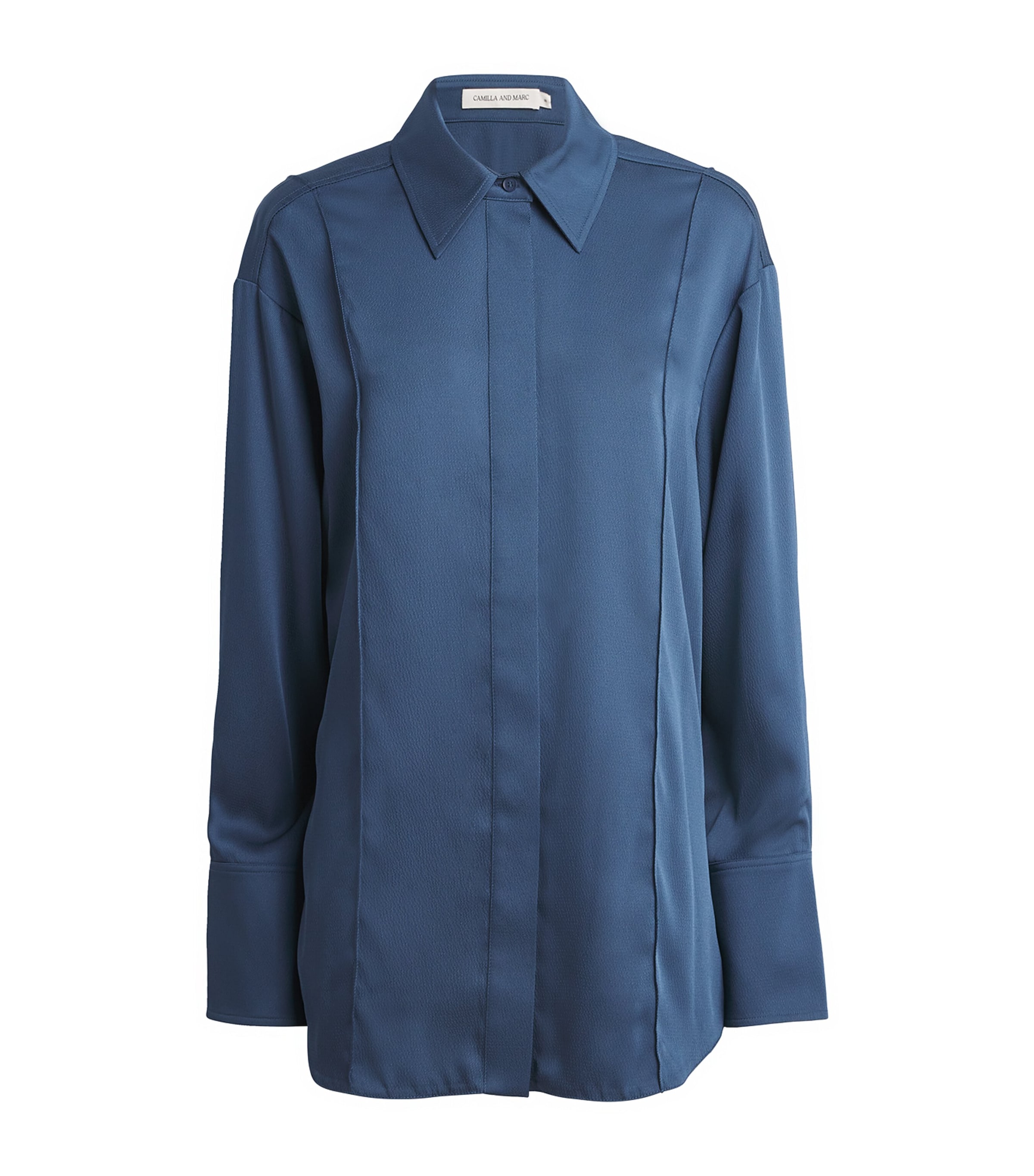 CAMILLA AND MARC Womens Cameo Shirt Steel Image 1