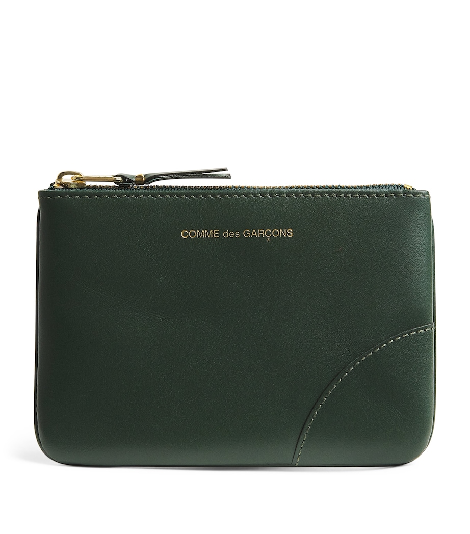 Comme Des Garçons Wallet Small Leather Pouch Bottle Green Image 1