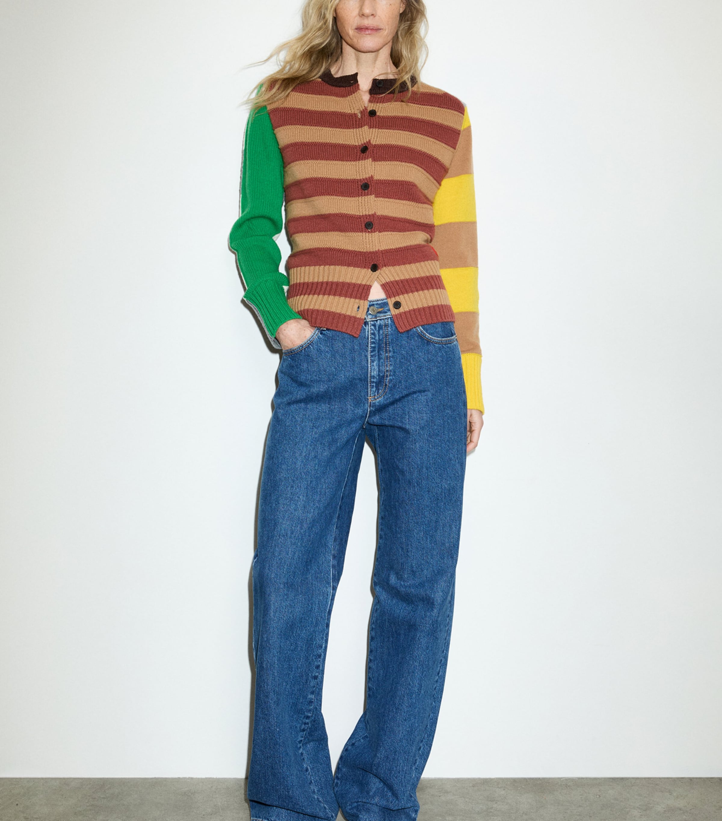 MAX&Co. Womens Wide-Leg Jeans Blue Jeans Image 3