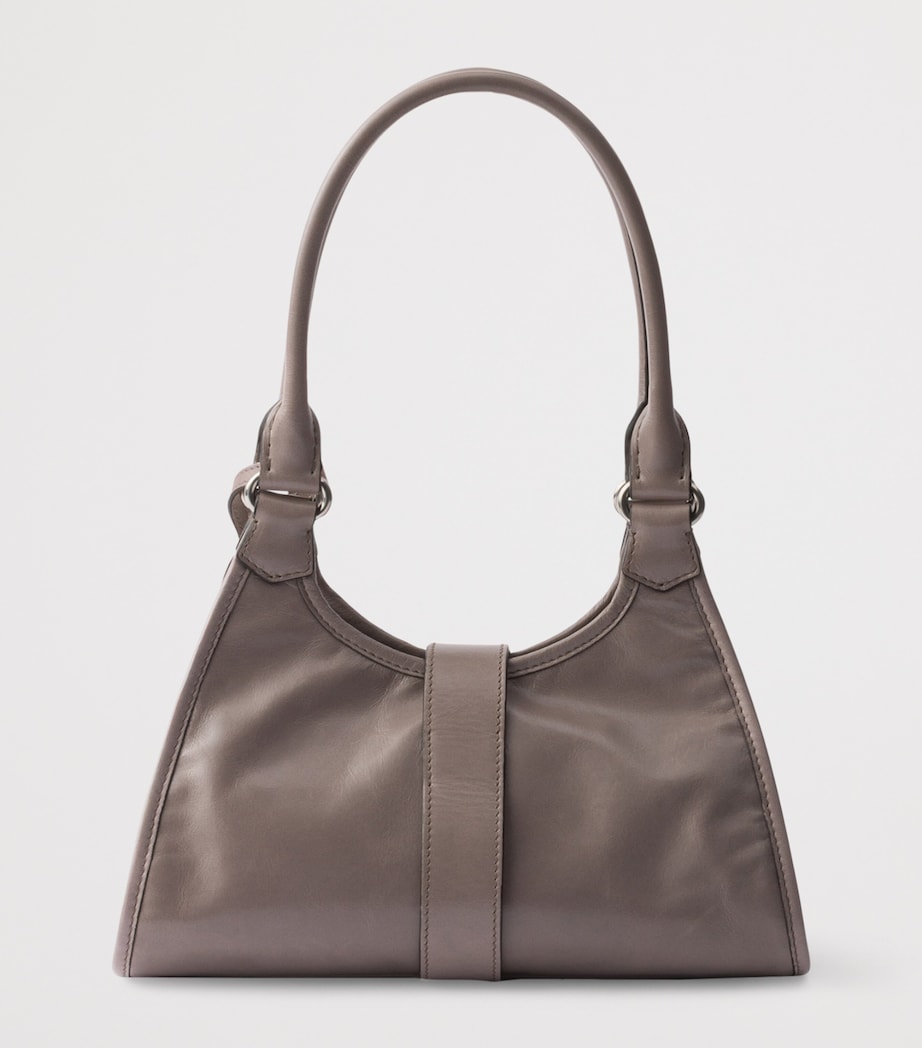 Small Leather Tote Bag F03SF Image 3