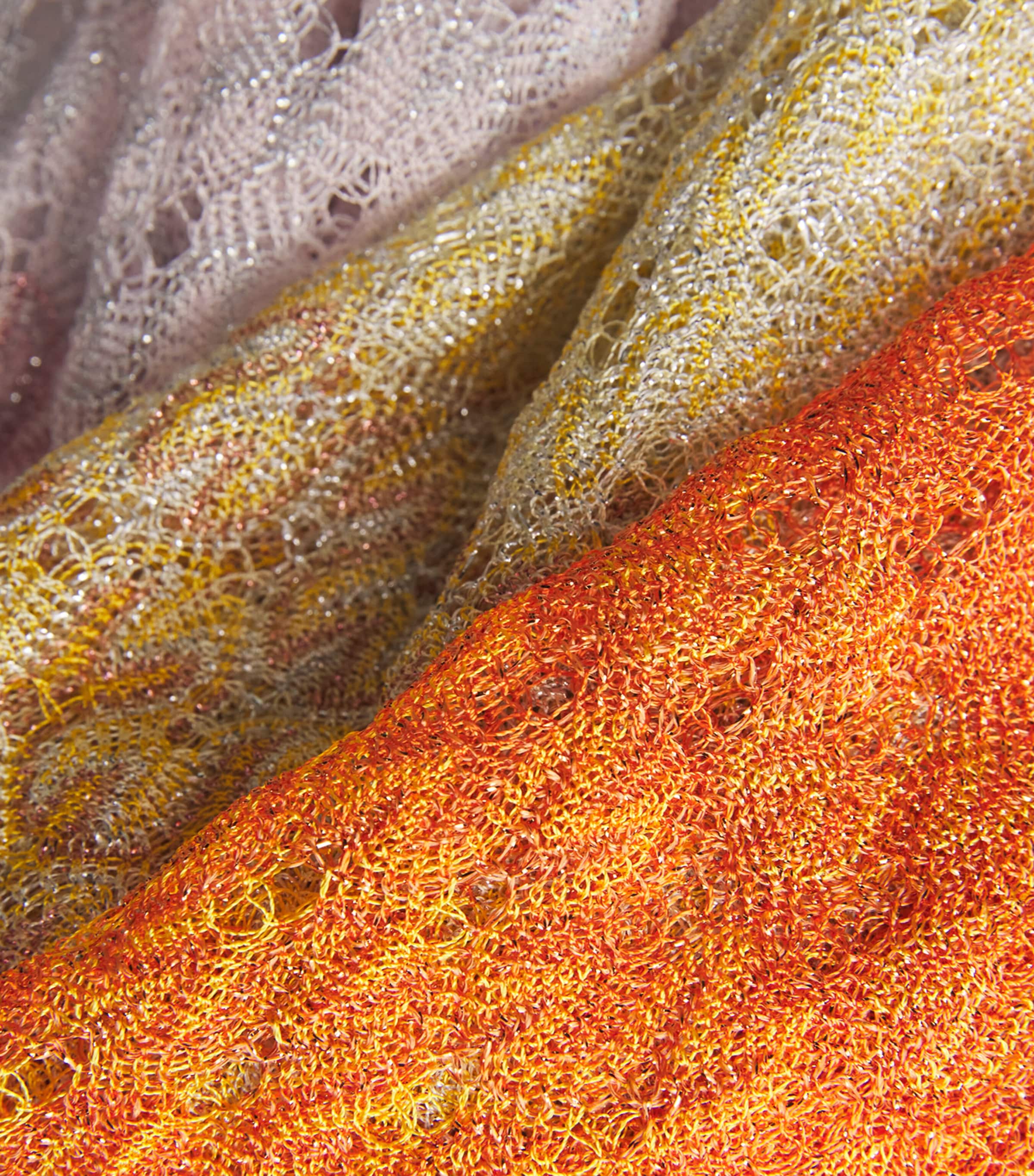 Crochet Wide-Leg Jumpsuit S4183 ORANGE TONES Image 5