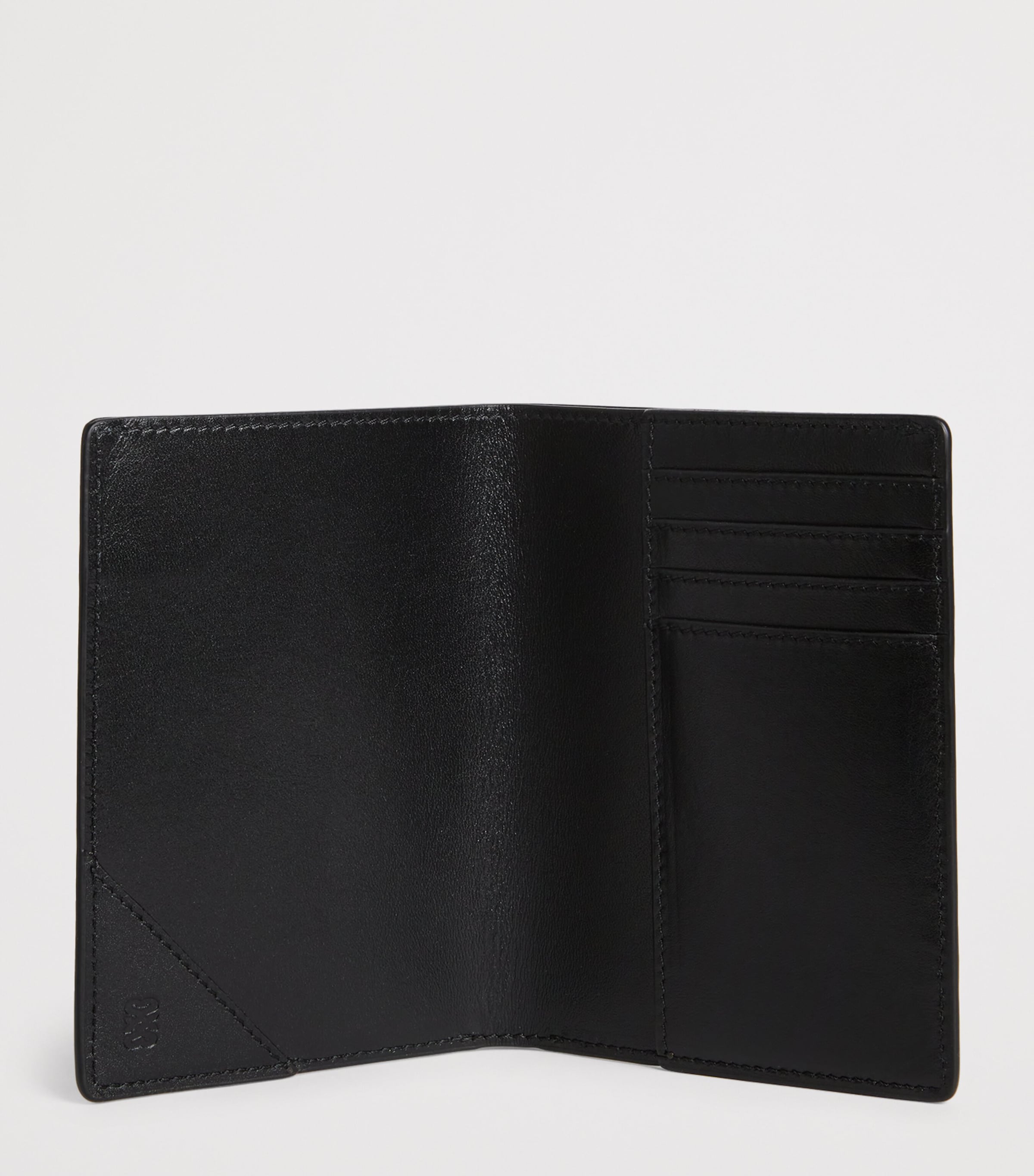 Suede Jet Lag Passport Holder BLACK Image 2