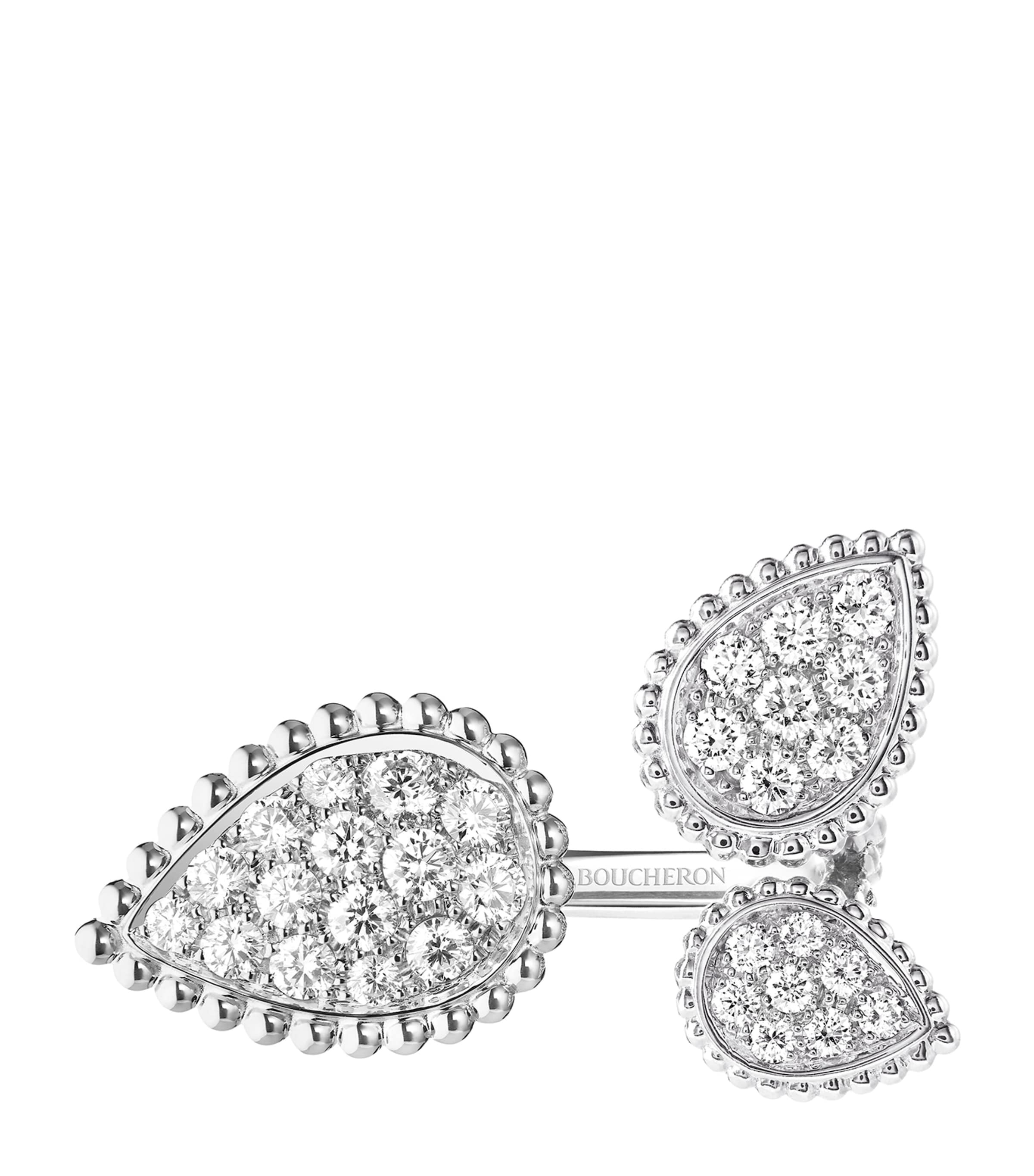 White Gold Serpent Bohème Three Motifs Ring YELLOW GOLD Image 3