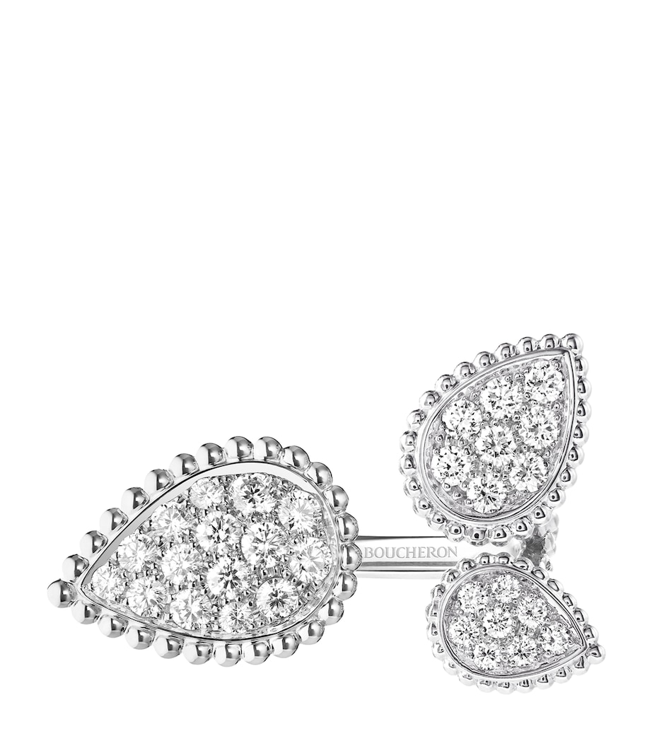 White Gold Serpent Bohème Three Motifs Ring YELLOW GOLD Image 3