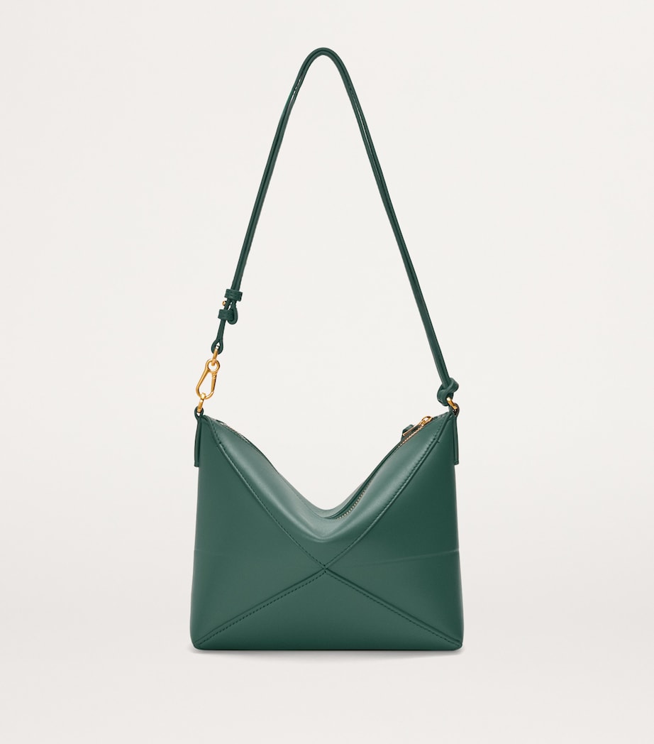 LOEWE Leather Puzzle Pouch Bag Vetiver Image 2