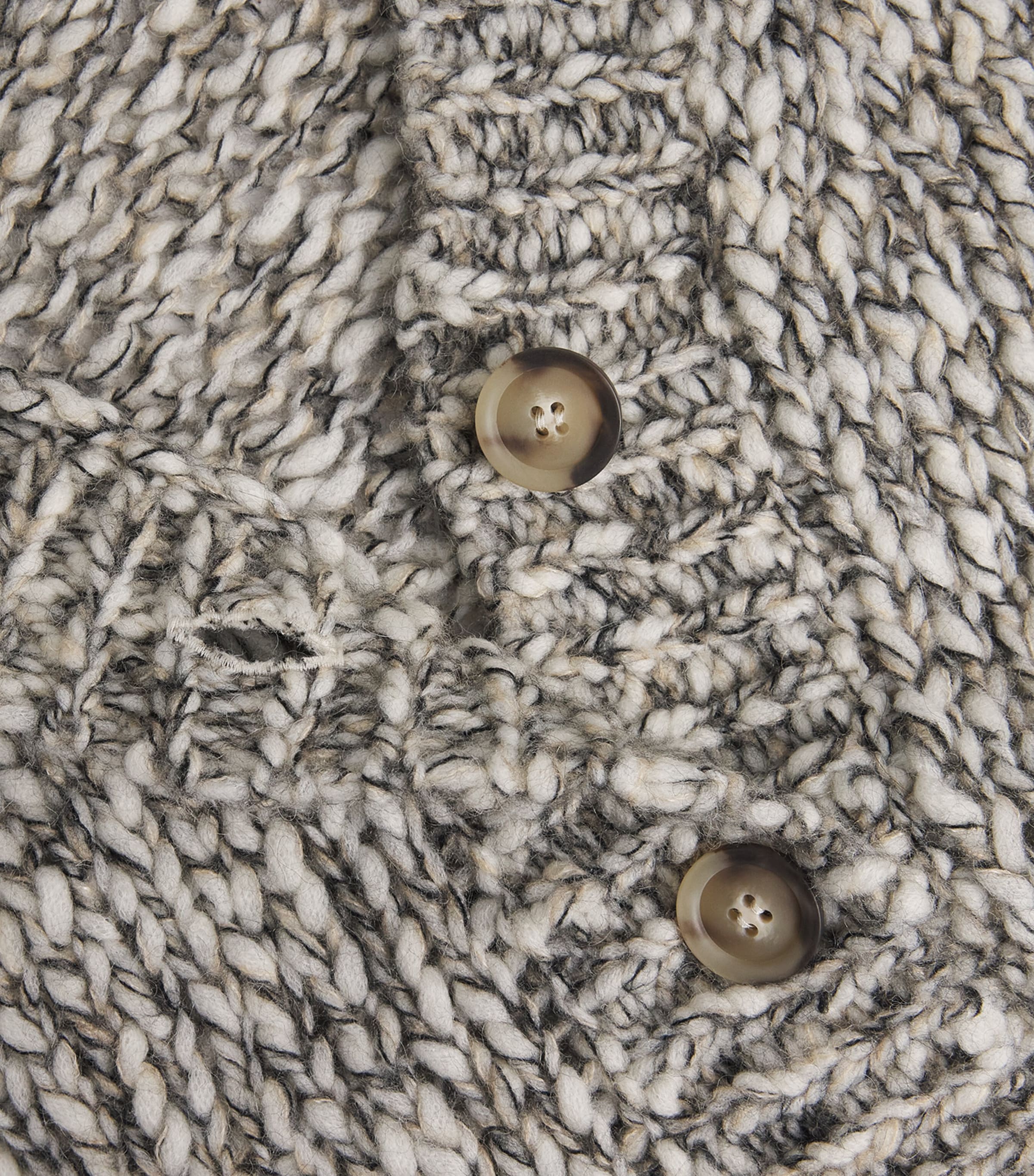 Wool-Blend Cardigan BLACK Image 5