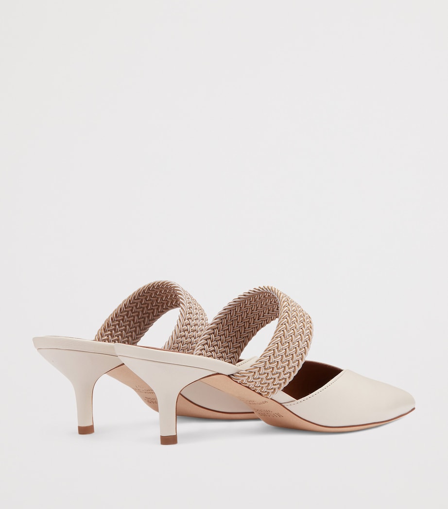Leather Maisie Mules 45 CREAM Image 4