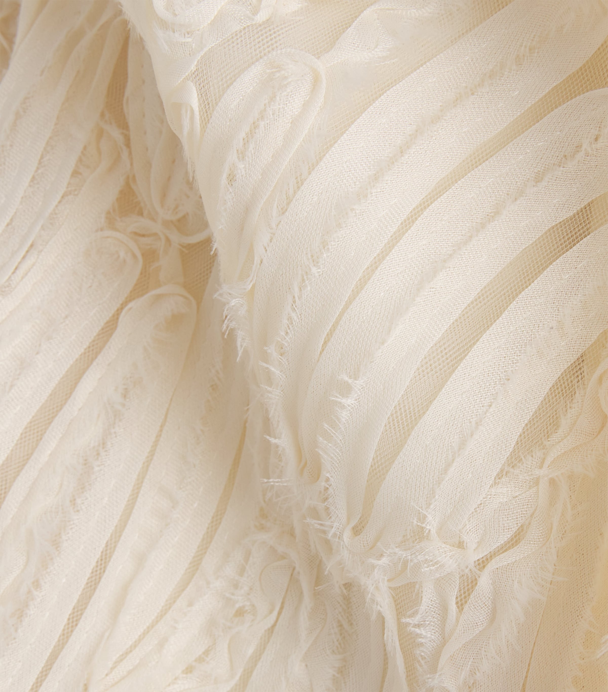 ME+EM Womens Tulle Maxi Skirt Cream Image 6