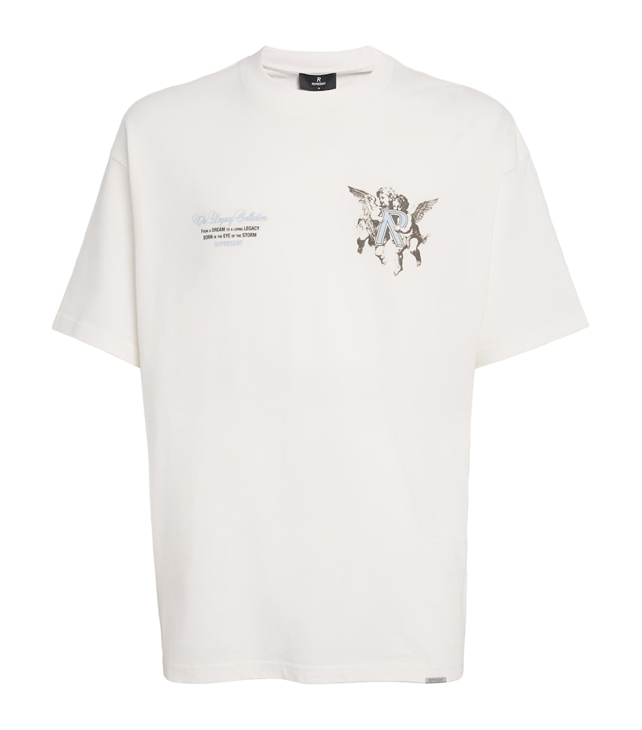 Cotton Legacy Cherub T-Shirt FLAT WHITE Image 1