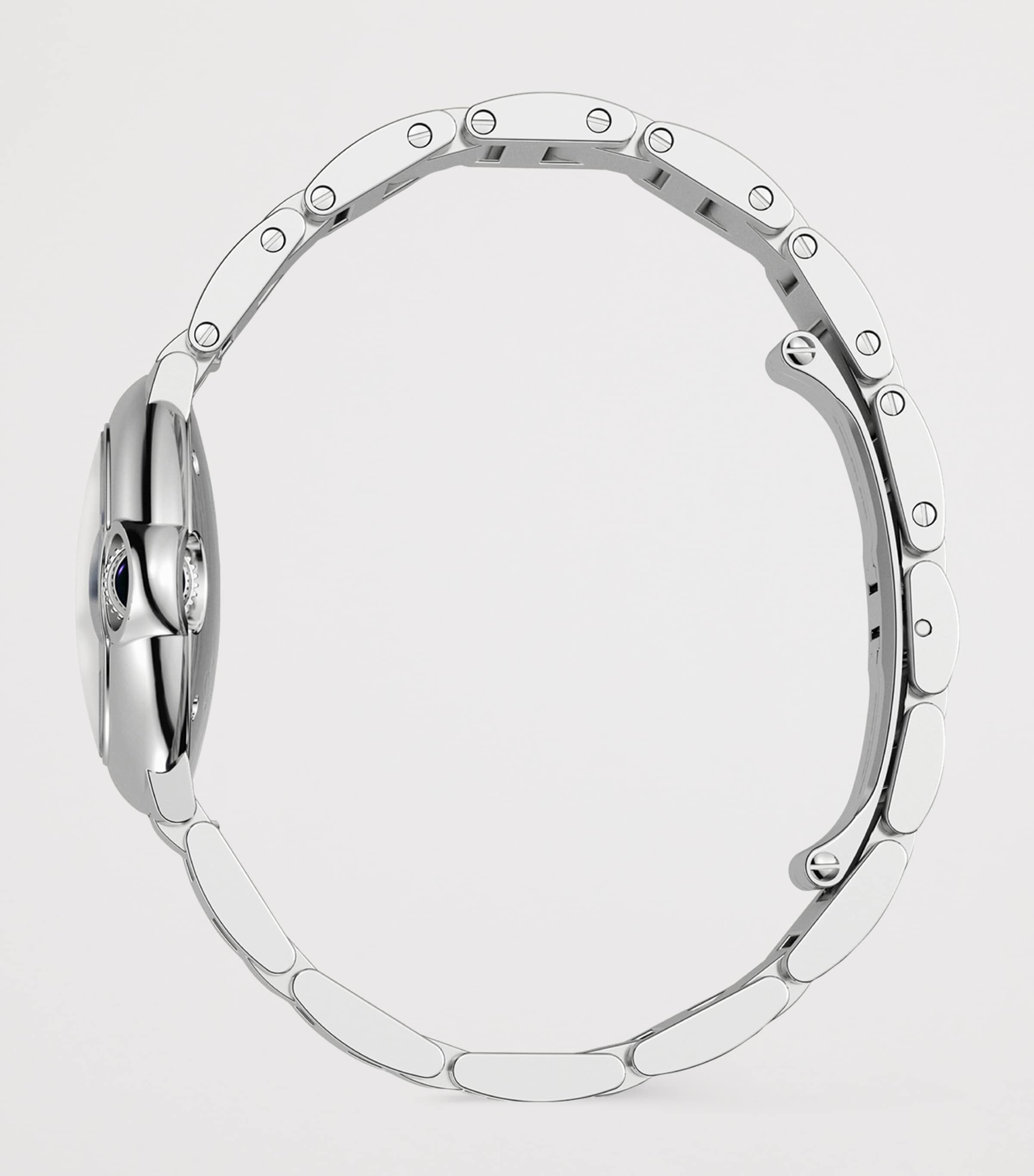 Stainless Steel Ballon Bleu de Cartier Watch 28mm SILVER Image 2