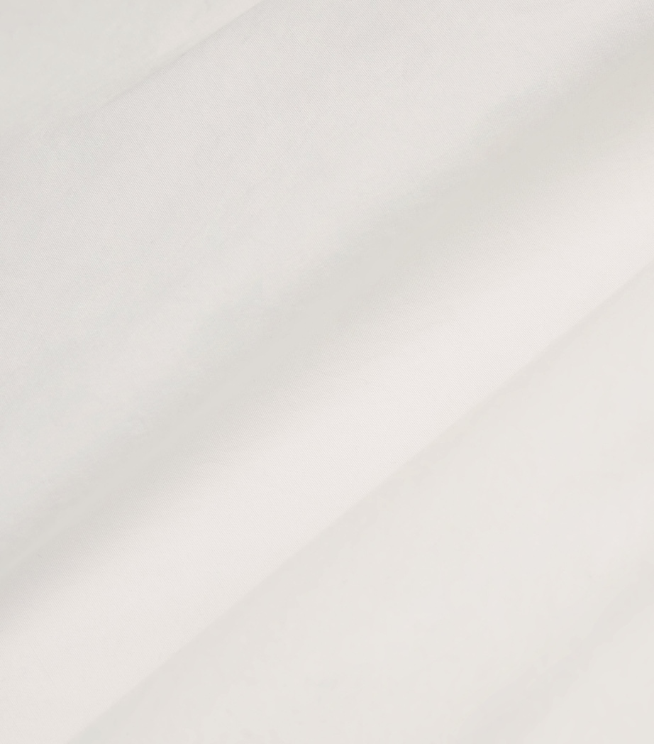 Cotton Poplin Wide-Leg Trousers SNOW Image 5