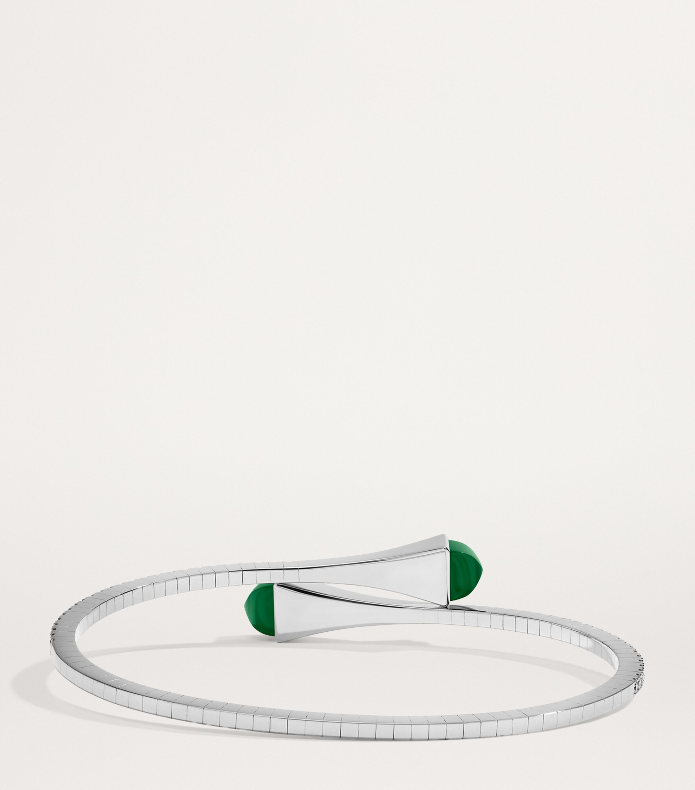 Midi White Gold and Diamond Cleo Bracelet WHITE GOLD Image 2