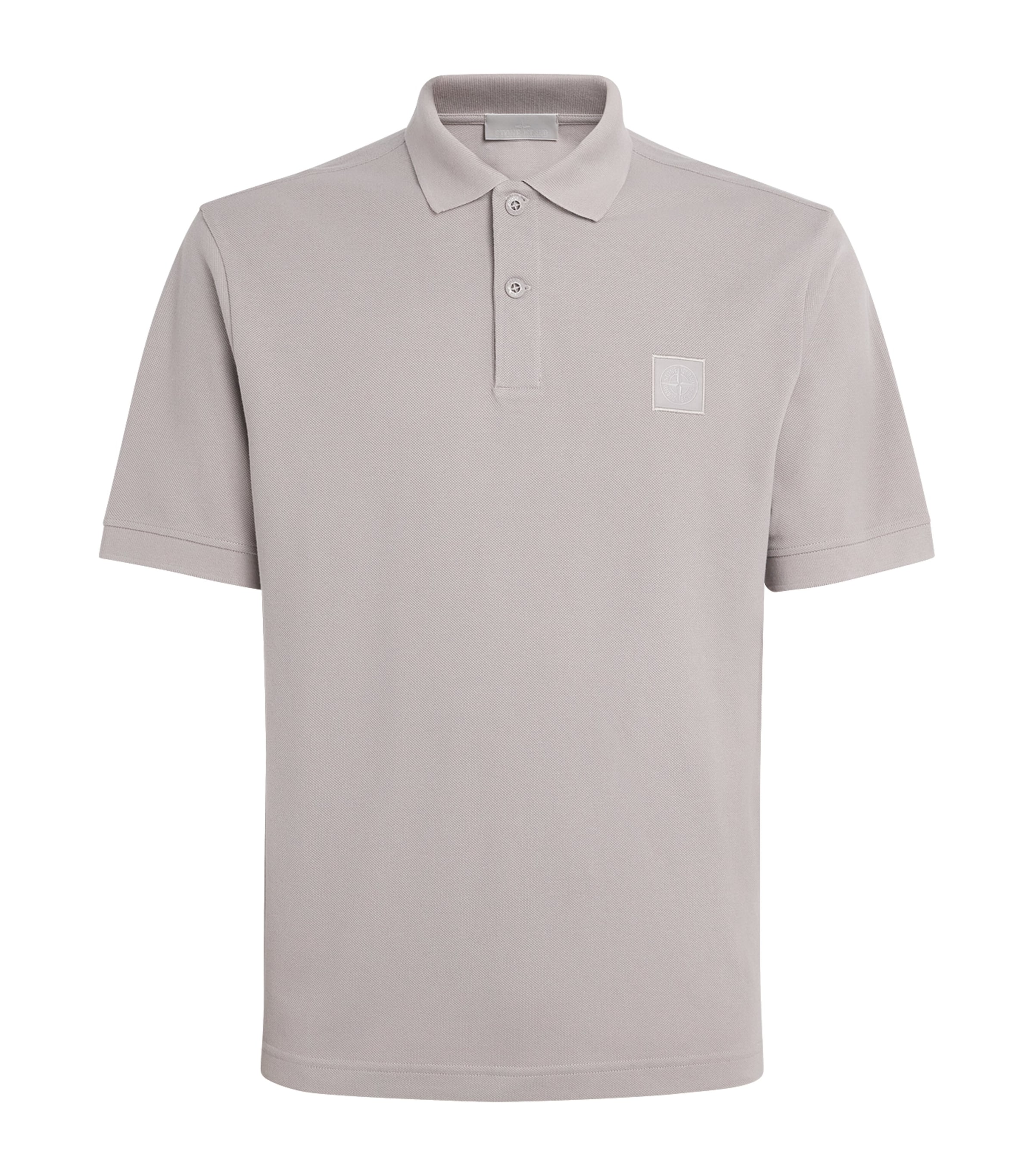 Stone Island Mens Organic Cotton Ghost Polo Shirt Image 1