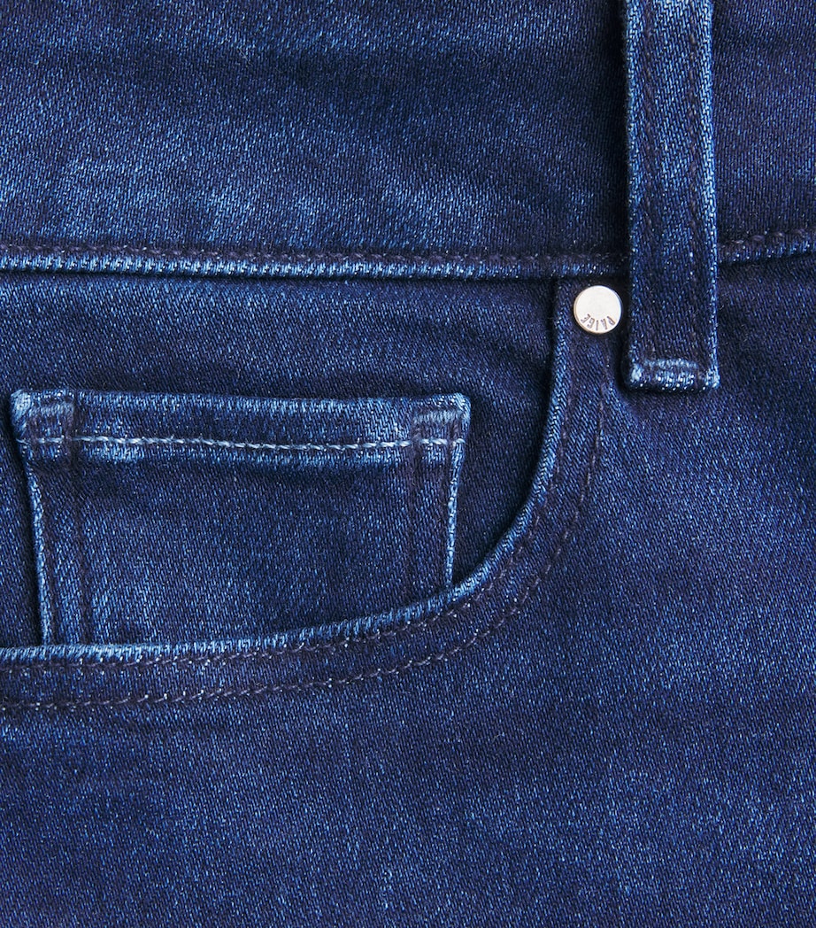 PAIGE Womens Sasha Wide-Leg Jeans Moonlit Marina Image 6