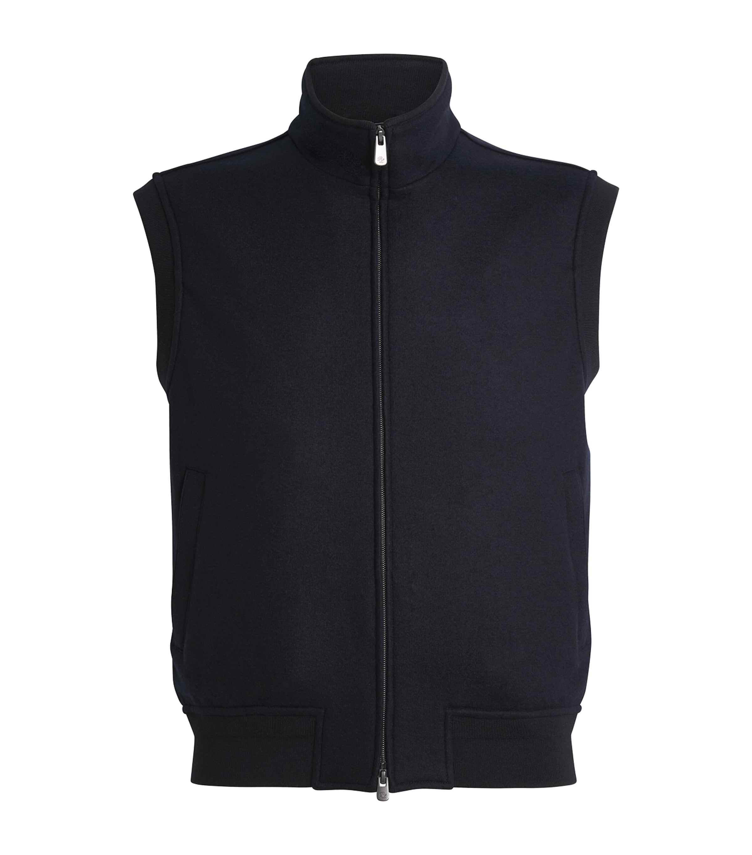 Ralph Lauren Purple Label Mens Cashmere-Blend Felton Gilet Clscs Chairman Navy Image 1