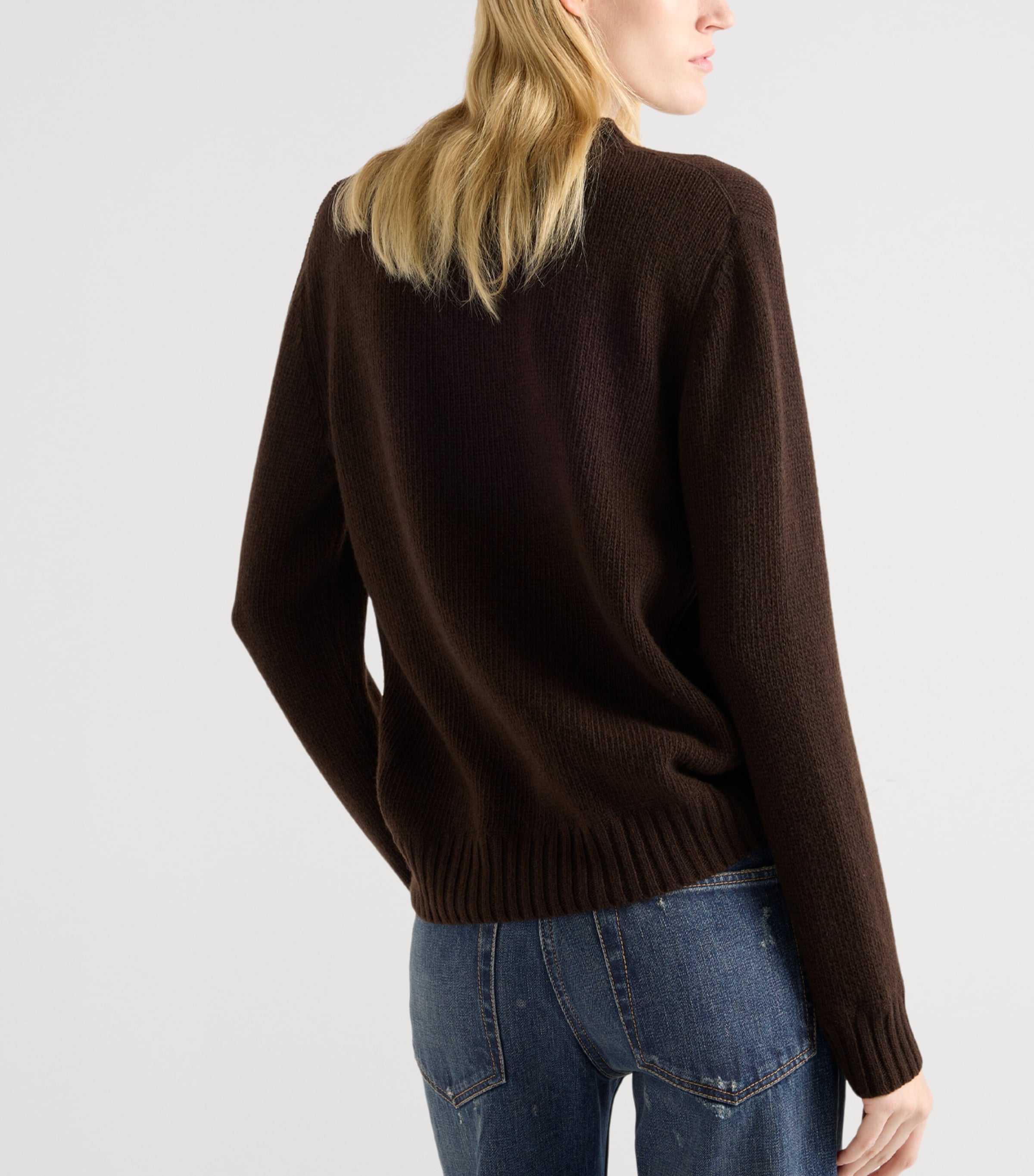 Wool-Cashmere Logo Sweater F0003 Image 5