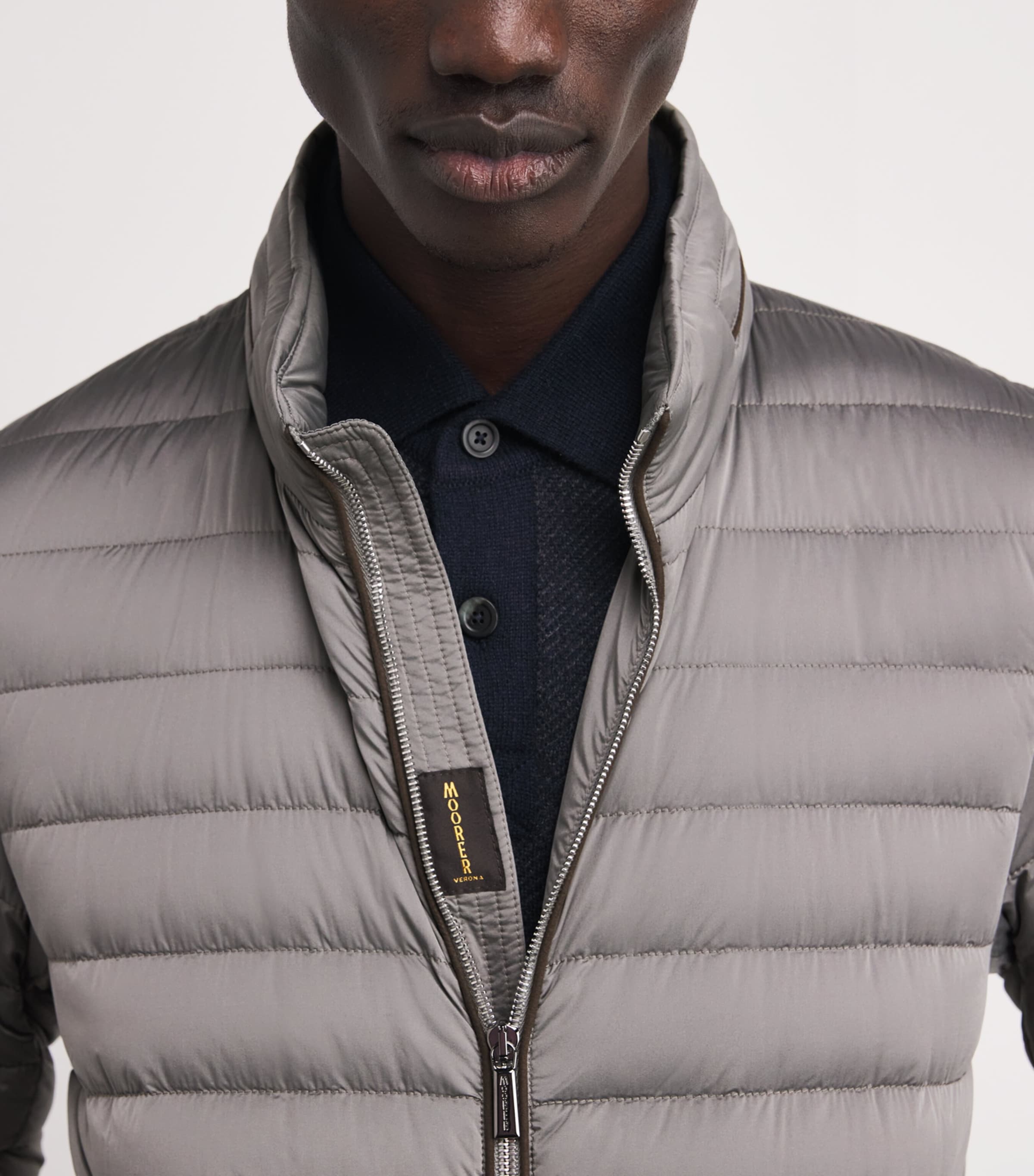 Quilted Alec-S3C Puffer Jacket OYSTER U0534 Image 6