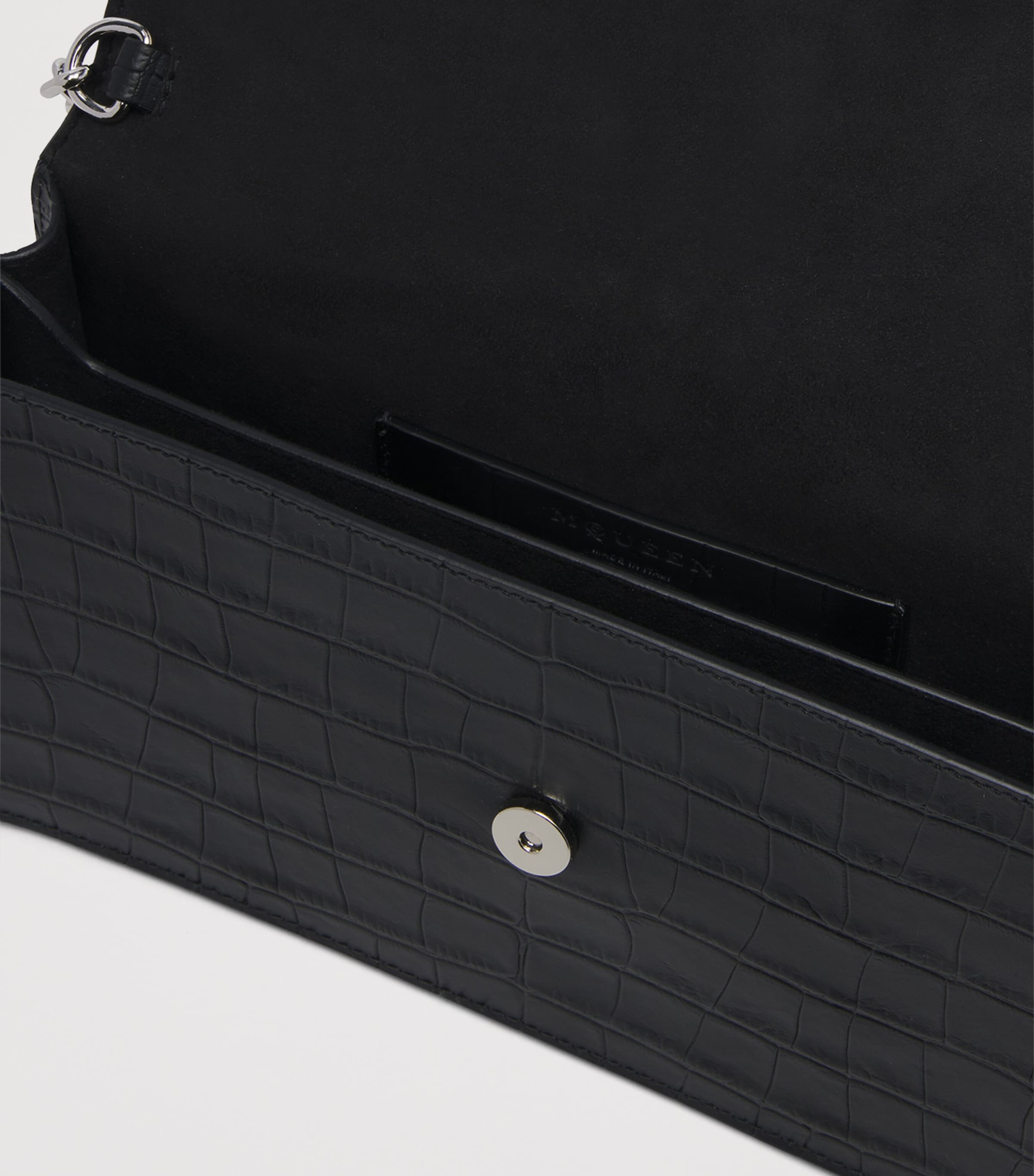 McQueen Leather Skull Top-Handle Bag Image 6