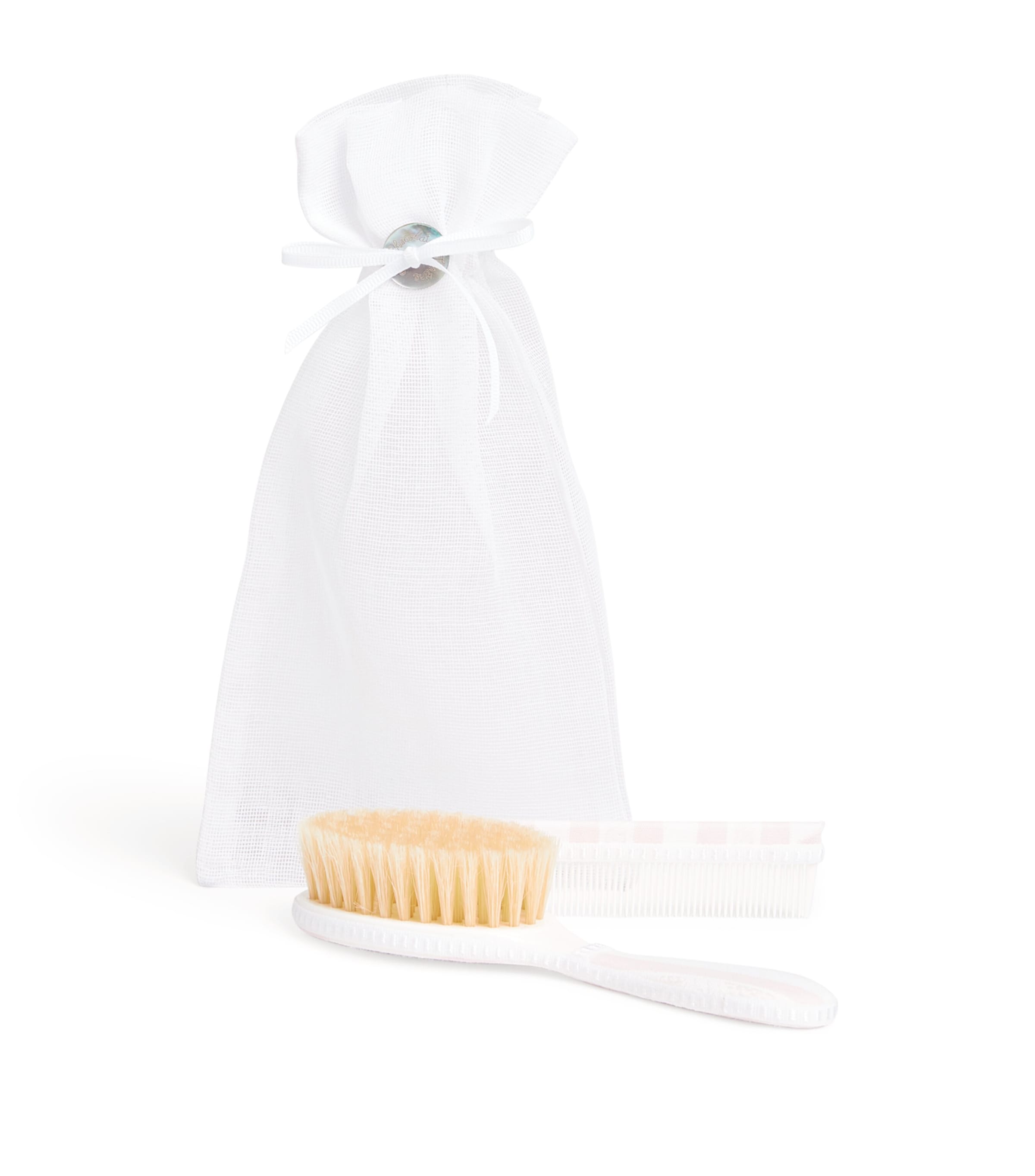 Tartine Et Chocolat Garda Brush And Comb Set In Pink