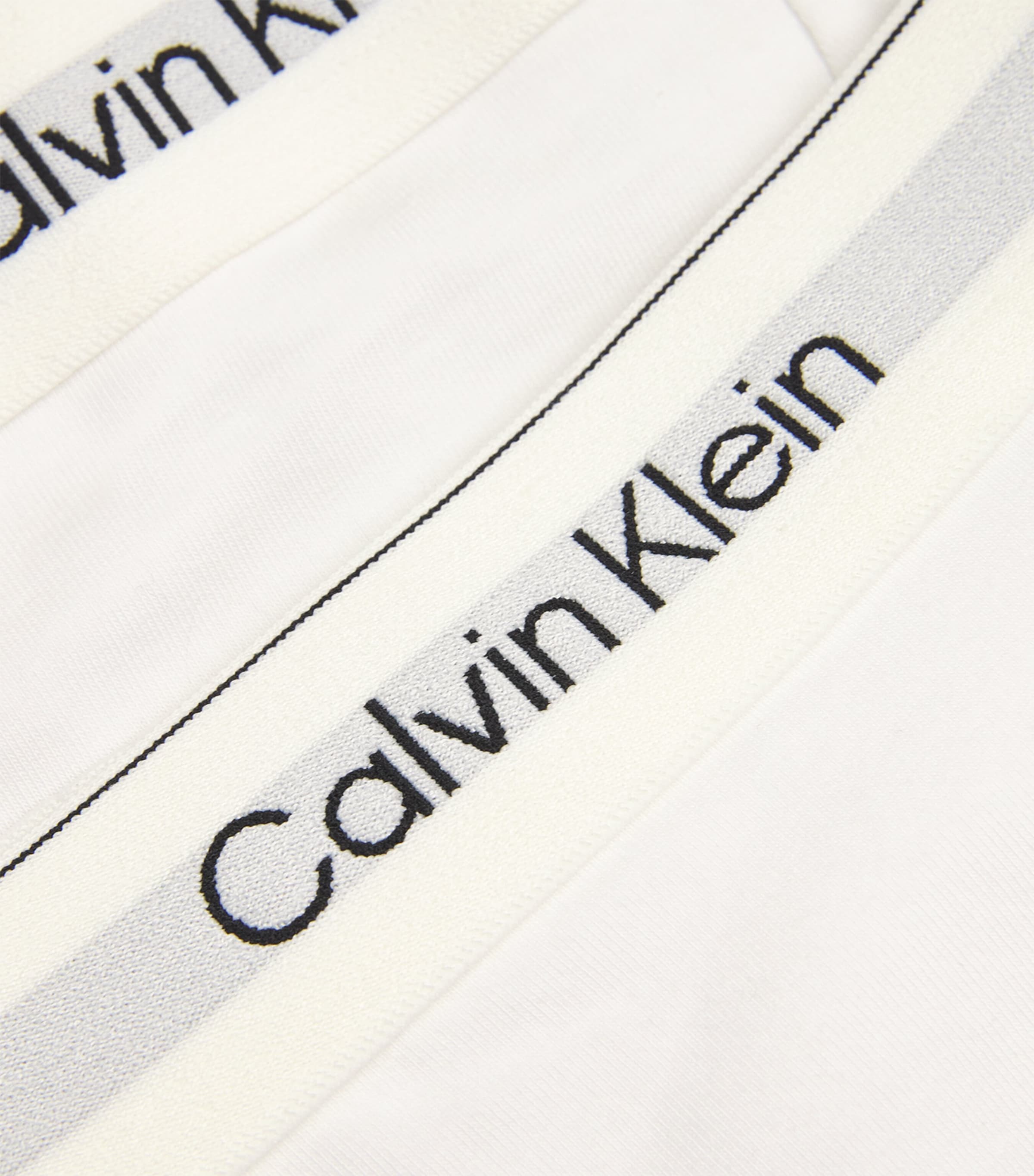 Cotton Stretch Relaxed Icon Trunks (Pack of 3) 100-WHITE Image 3