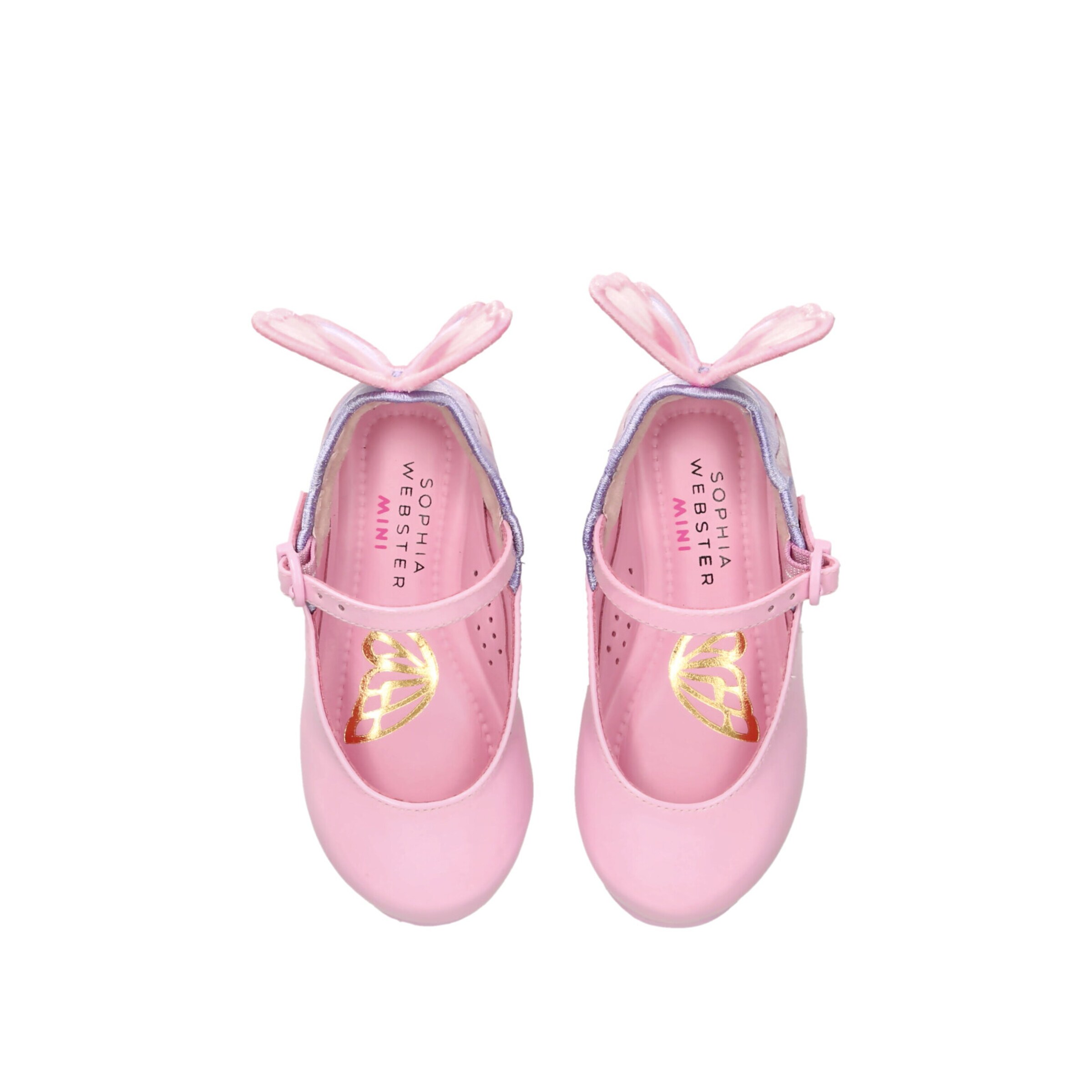 Sophia Webster Mini Leather Chiara Ballet Flats Pink Comb Image 4