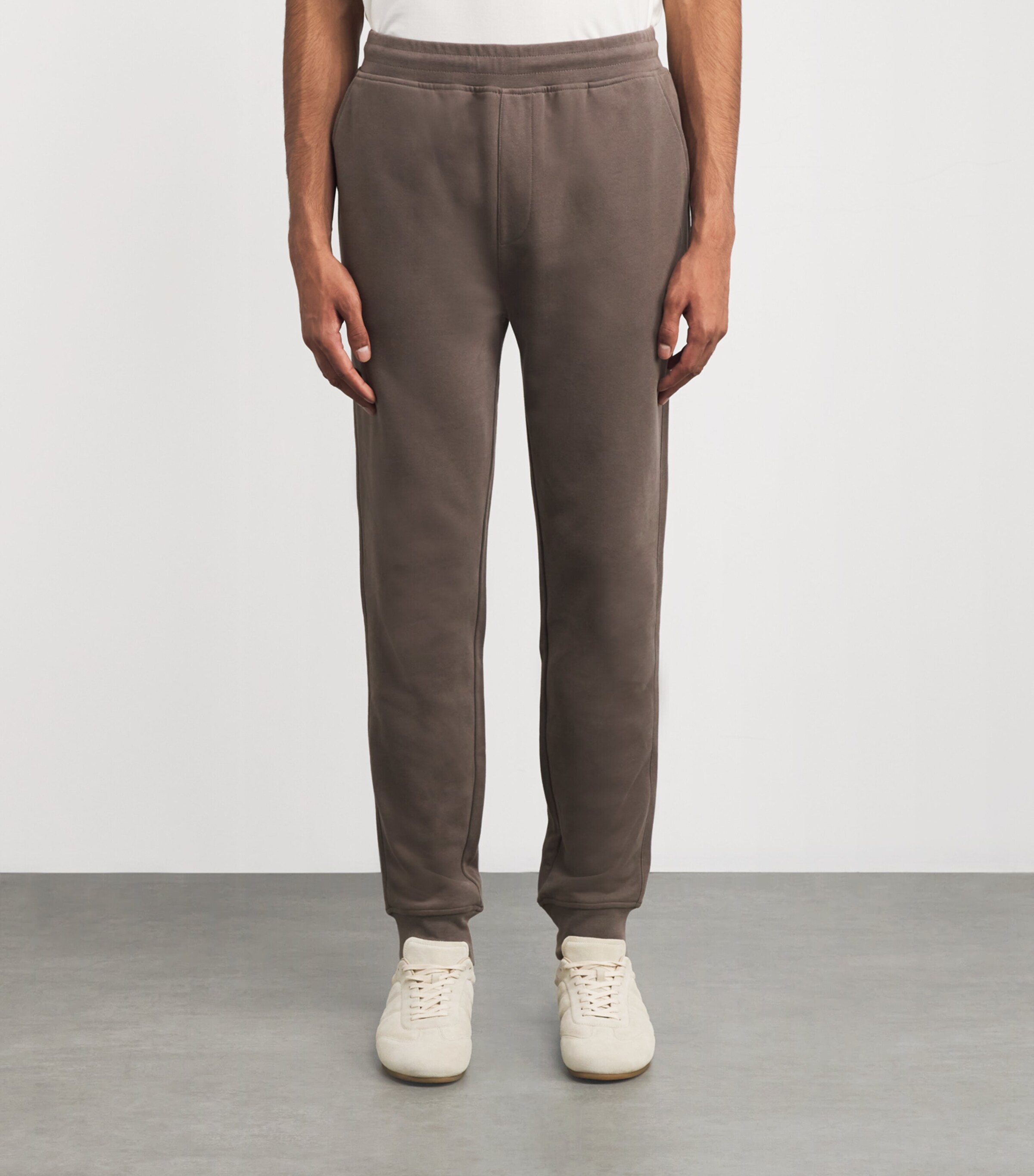 Cotton Sweatpants 42 BROWN Image 3