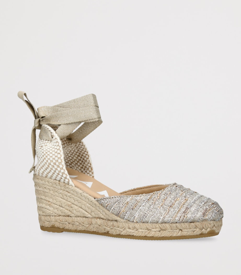 Hamptons Wedge Espadrilles 80 GOLD COMB Image 3