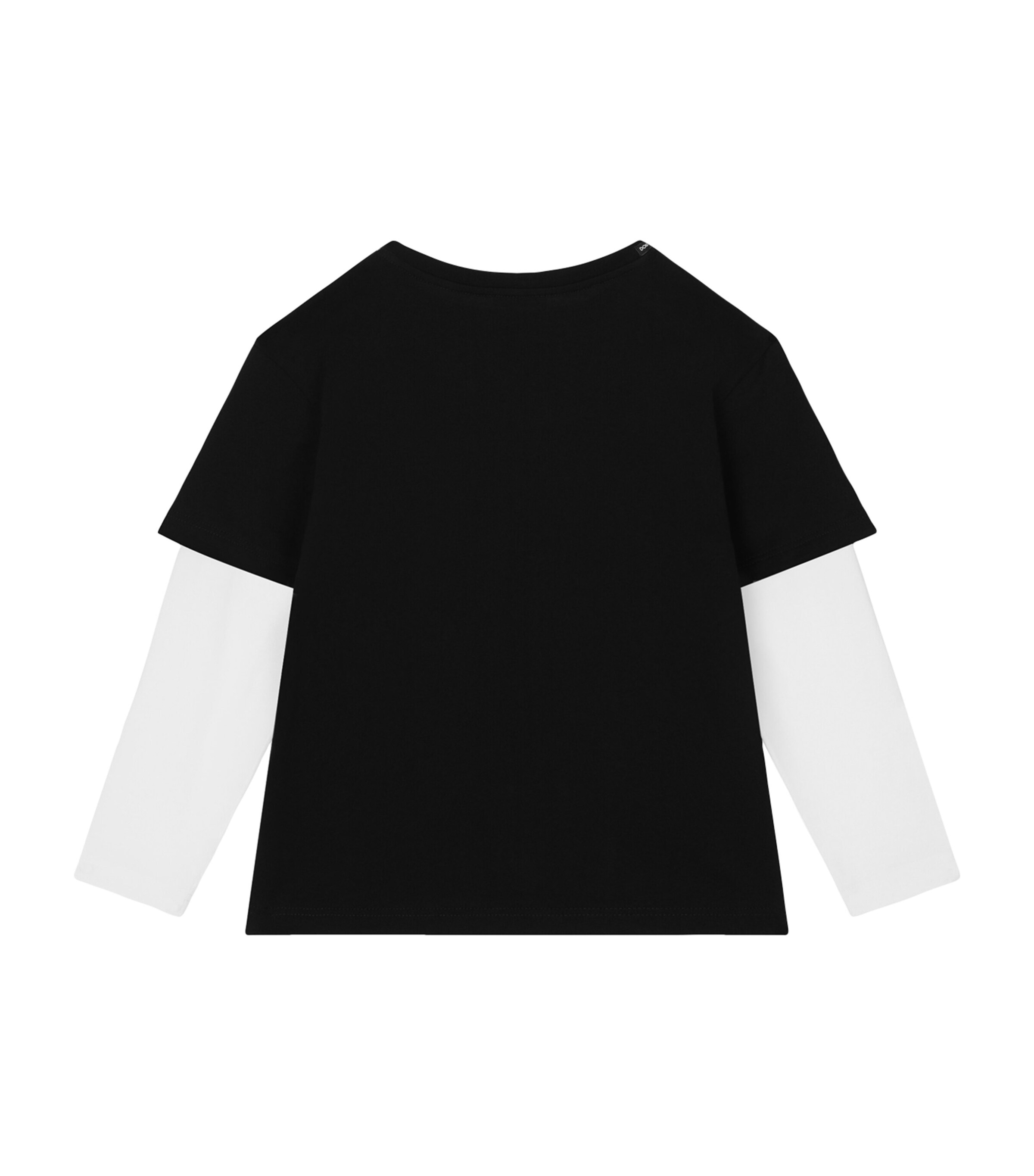 Dolce&Gabbana Kids Long-Sleece Logo Print T-Shirt (2-6 Years) Combined Colou Image 2