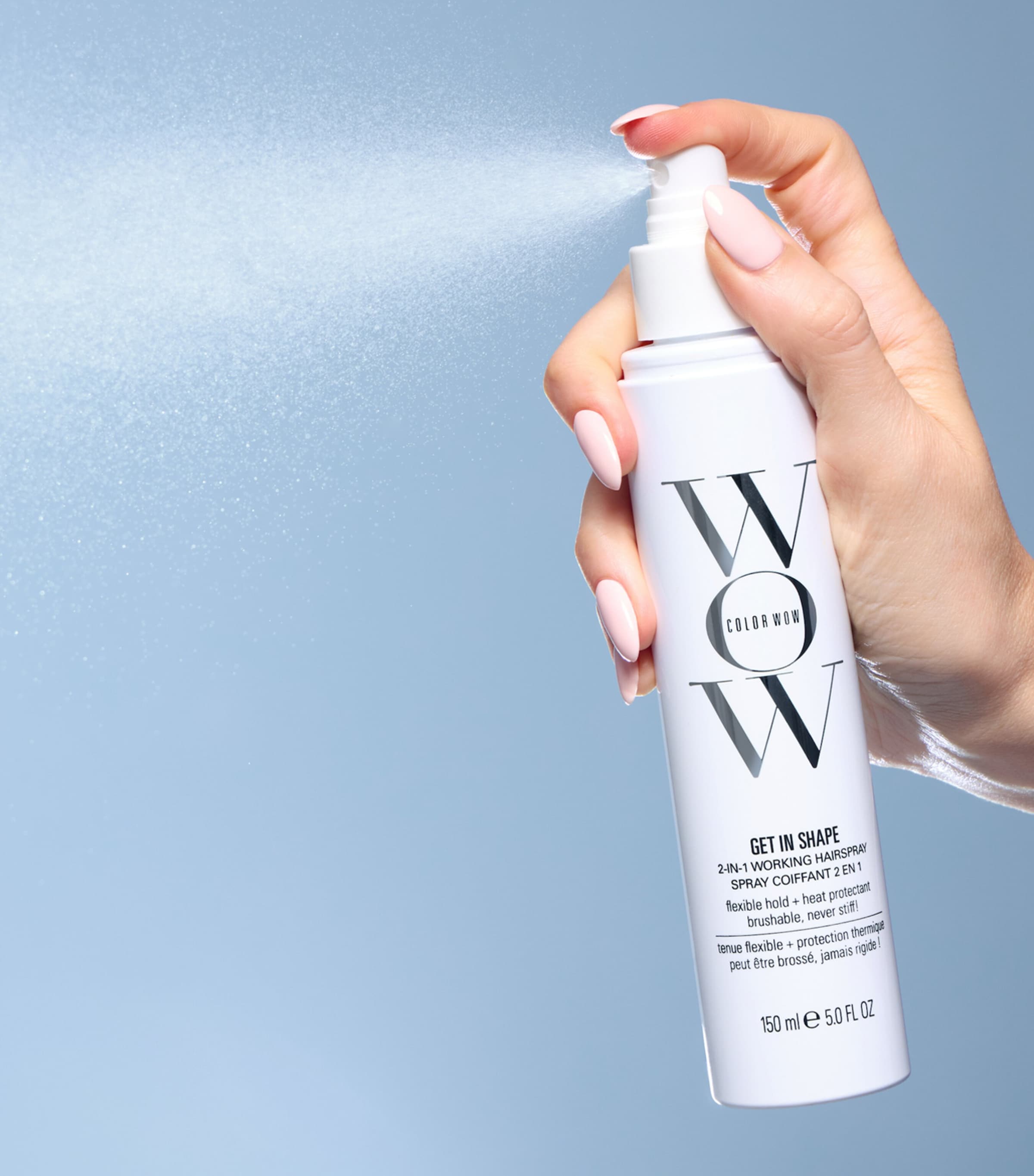 Color Wow Get in Shape 2-in-1 Working Hairspray (150ml) Image 3