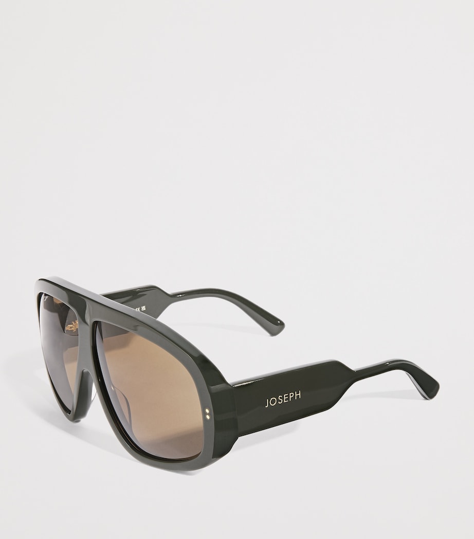 Joseph Aviator Atlas Sunglasses Graphite Image 2