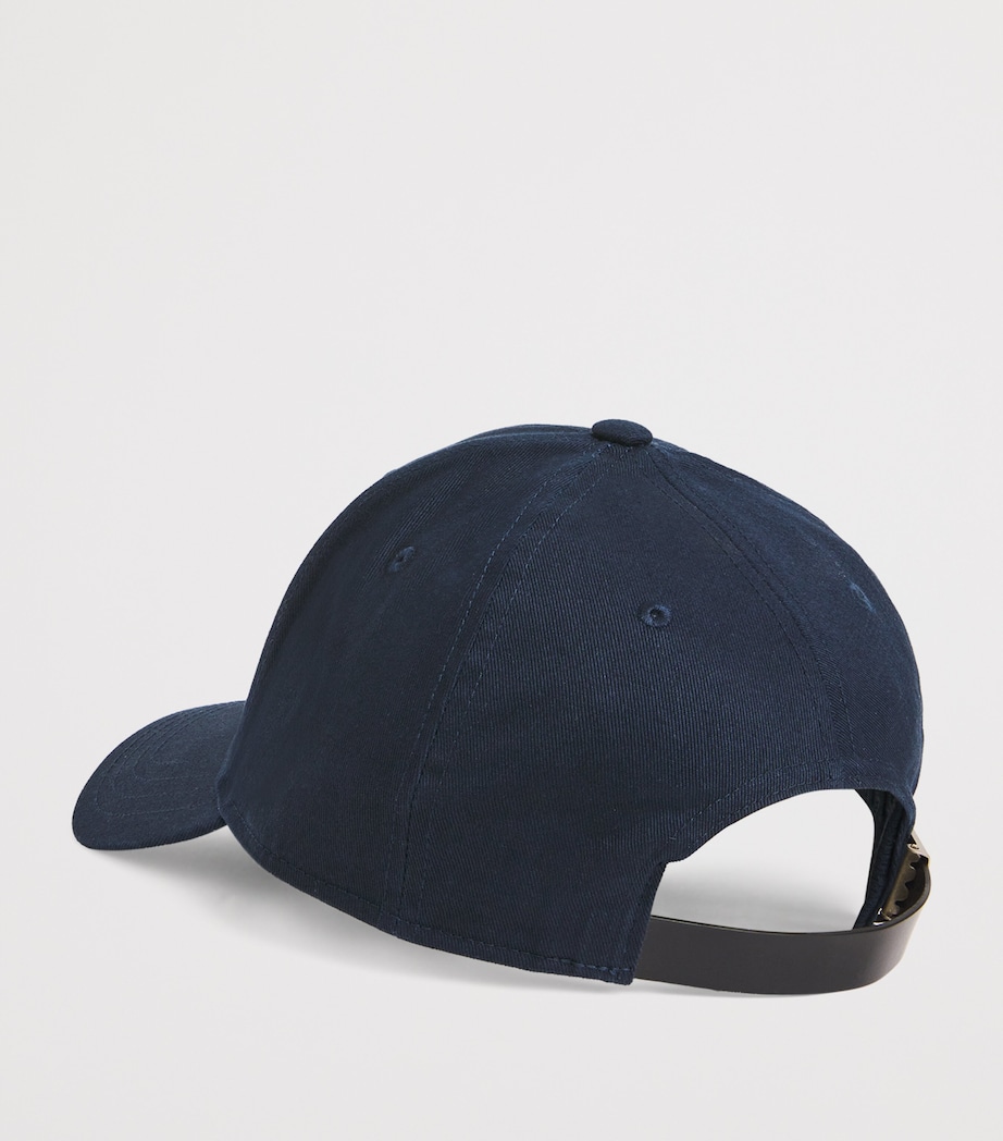 Cotton Logo Baseball Cap NAVY - 833 Image 3