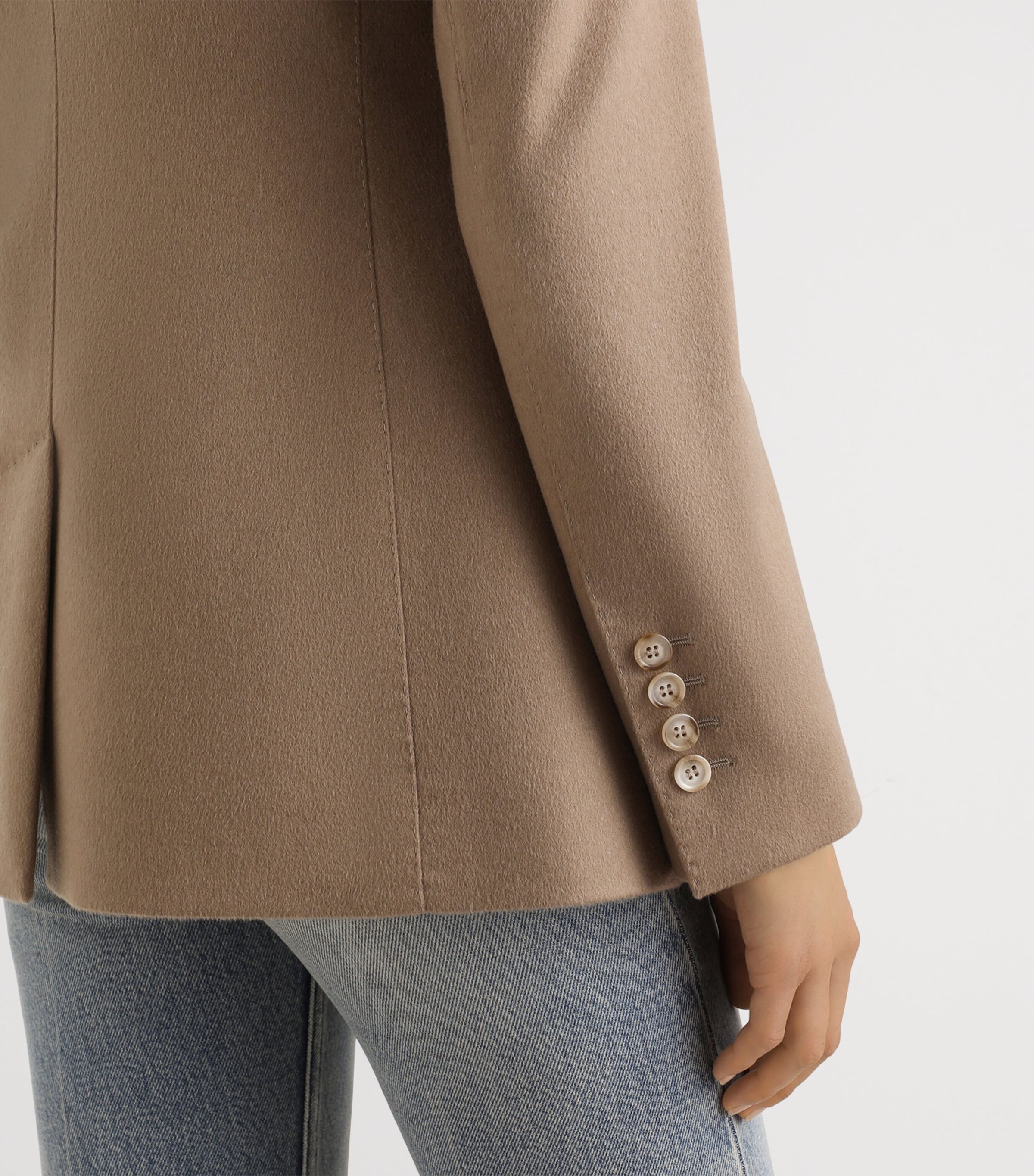 Cashmere Double-Breasted Blazer M3830-TOBA Image 5