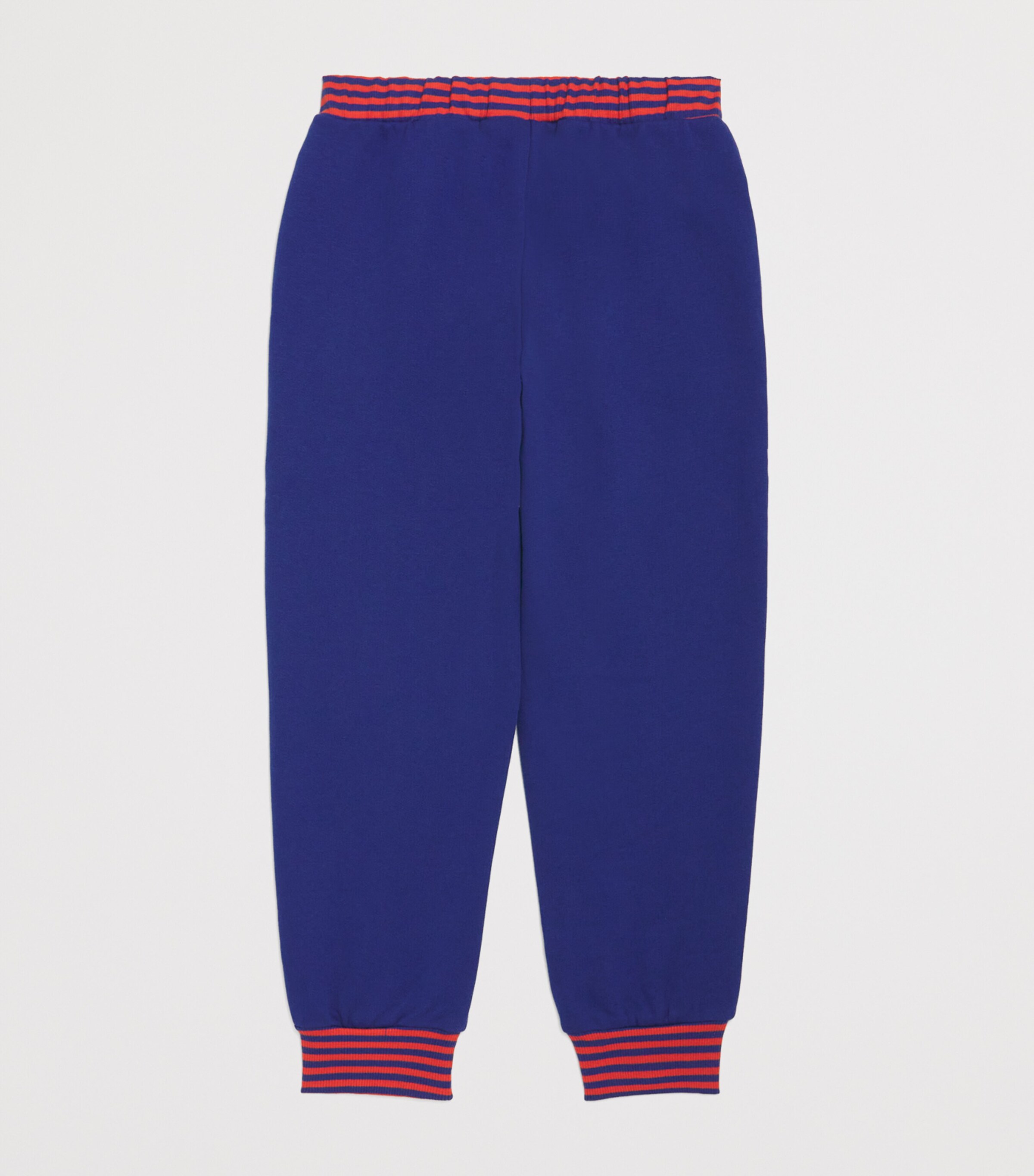 Mini Rodini Organic Cotton Stripe-Rib Sweatpants (3-11 Years) Image 2