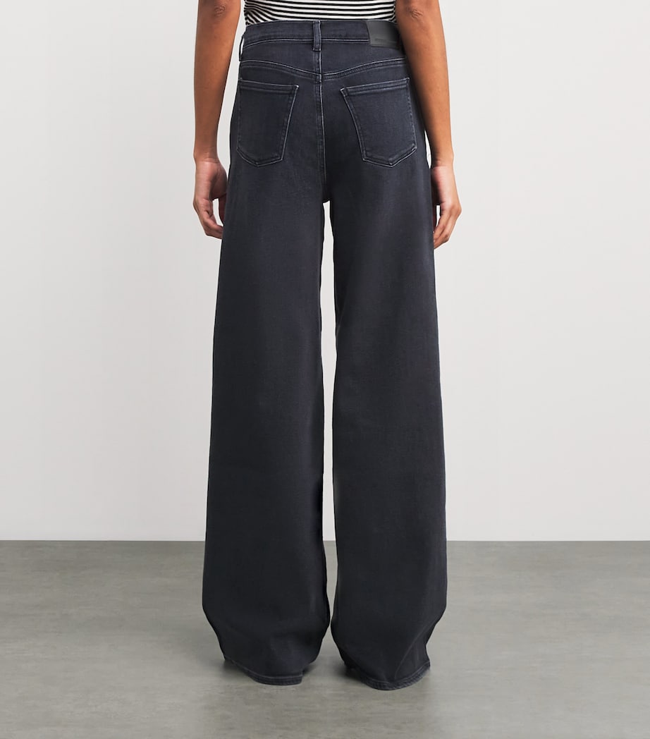 Wide-Leg Issy Jeans WBLK Image 4