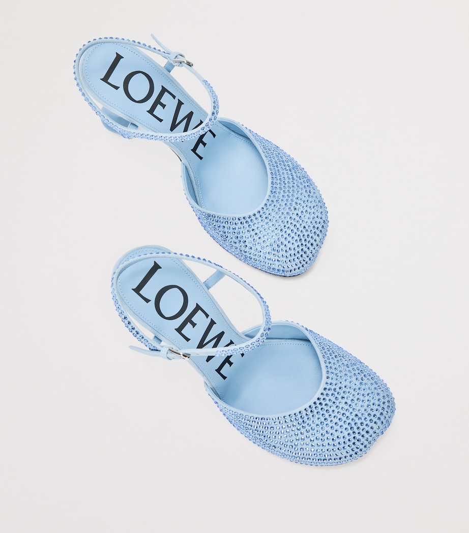 Embellished Ankle-Strap Toy Pumps 90 BABY BLUE Image 3