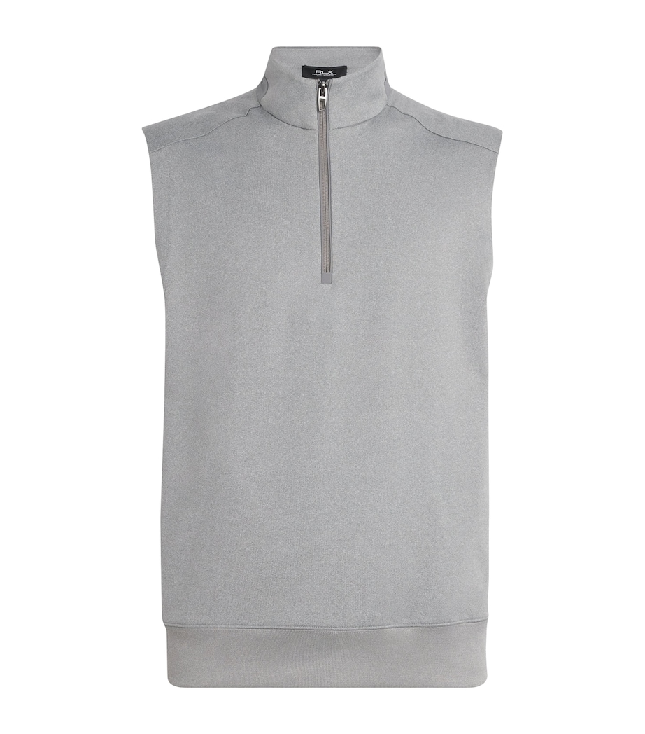 Stretch-Jersey Quarter-Zip Gilet ANDOVER HEATHER Image 1