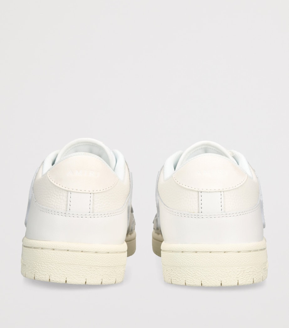 Leather Skel Top Low Sneakers BONE Image 2