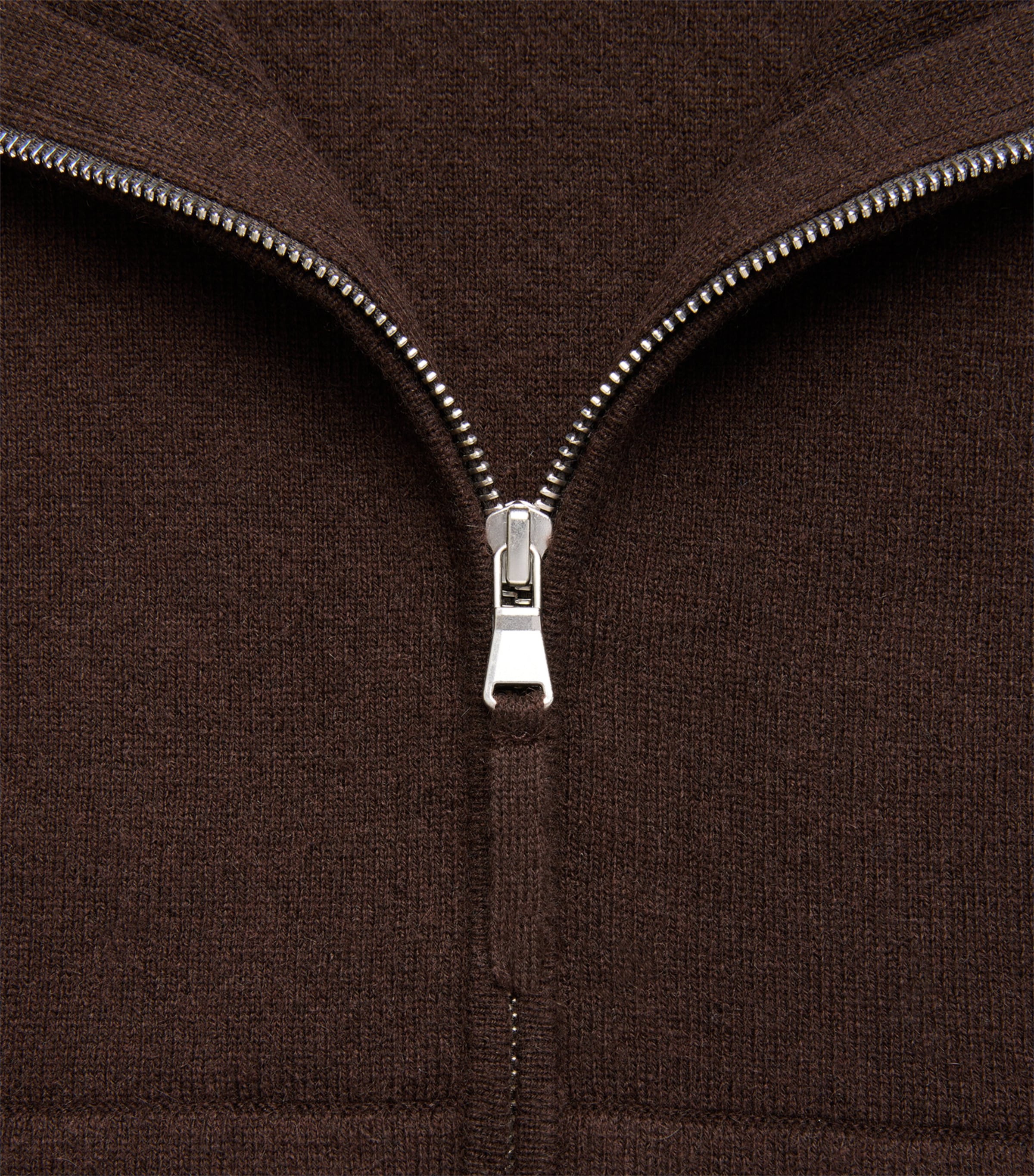 Allude Mens Wool-Cashmere Zip-Up Hoodie Image 6