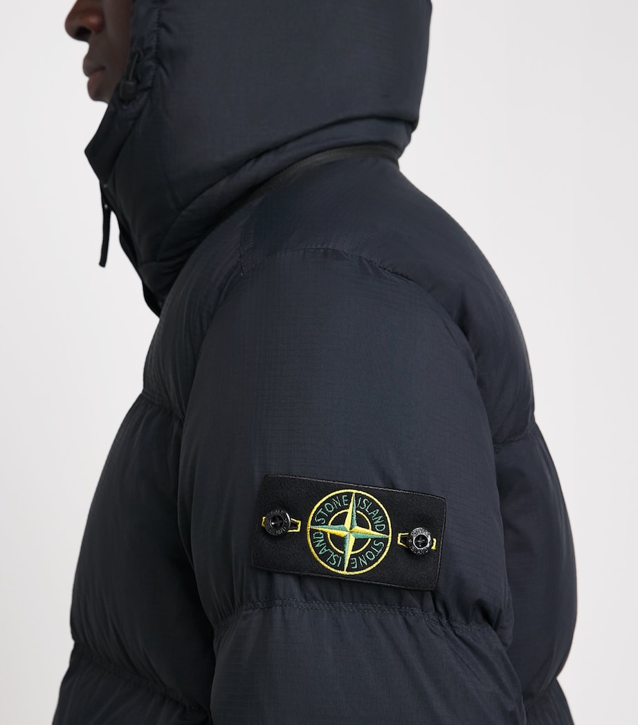 Stone Island Mens Ripstop Down-Padded Coat Image 3