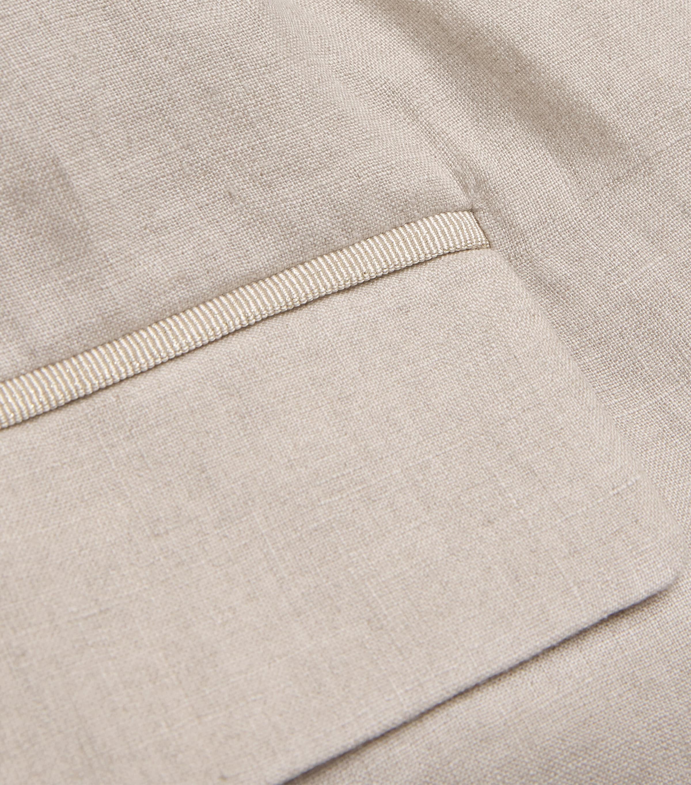 x Harrods Linen Belted Blazer SABBIA Image 5