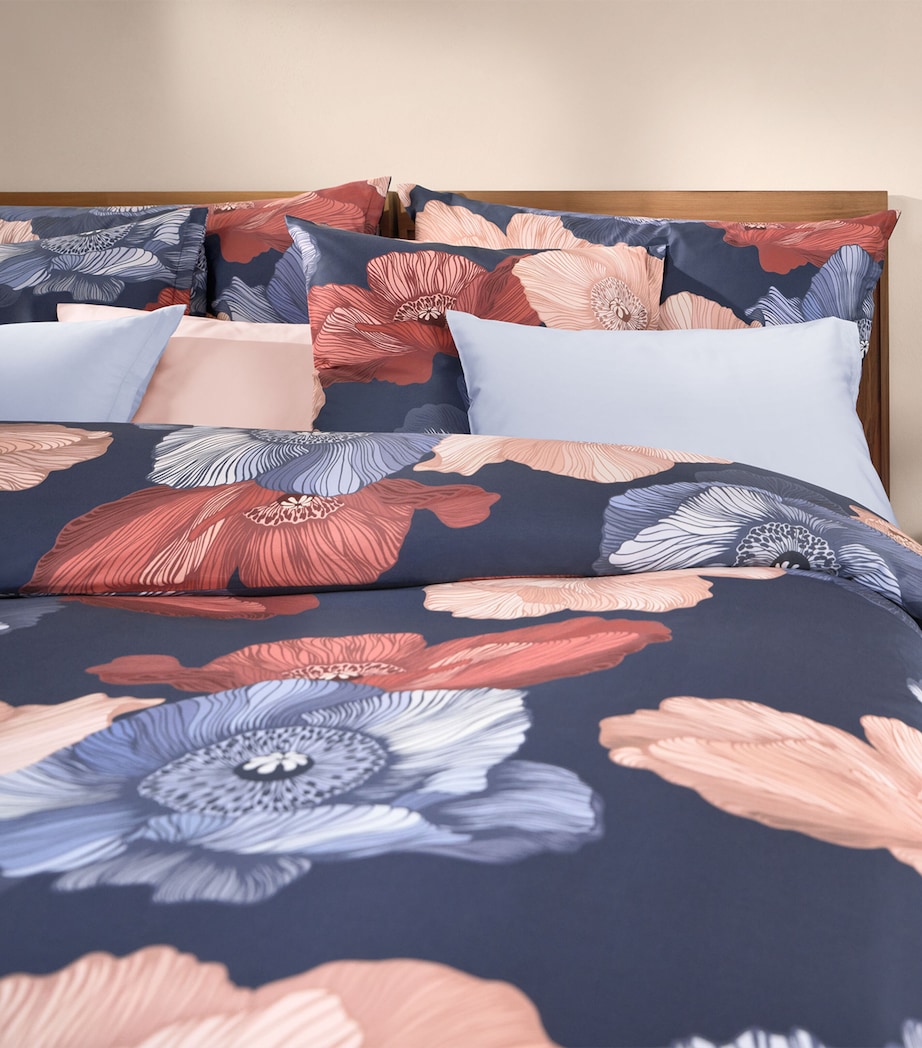 Schlossberg Cotton Mona King Duvet Cover (230cm x 220cm) Bleu Image 2