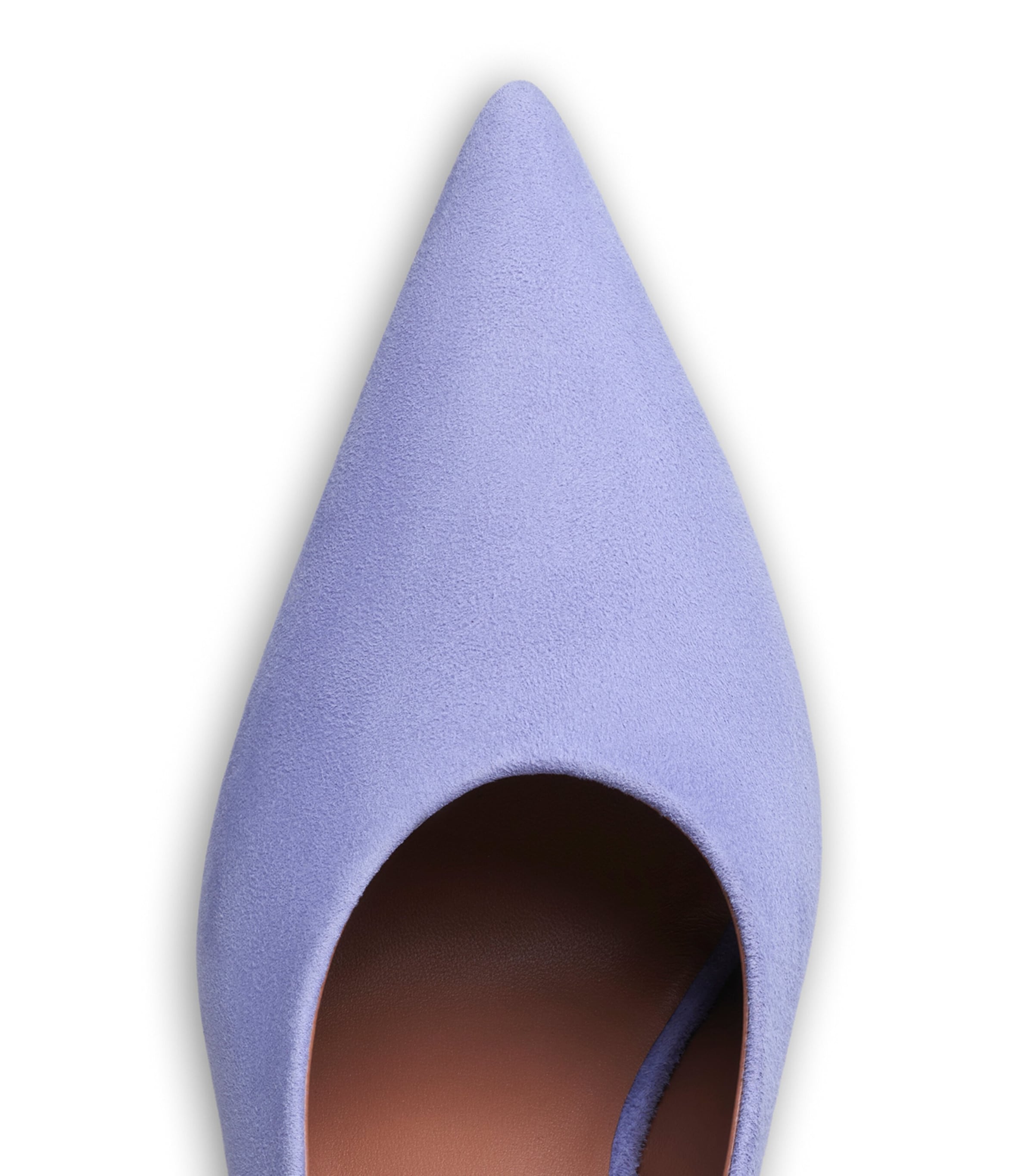 Alaïa Suede Cube Slingback Wedges 75 Lilas Image 4