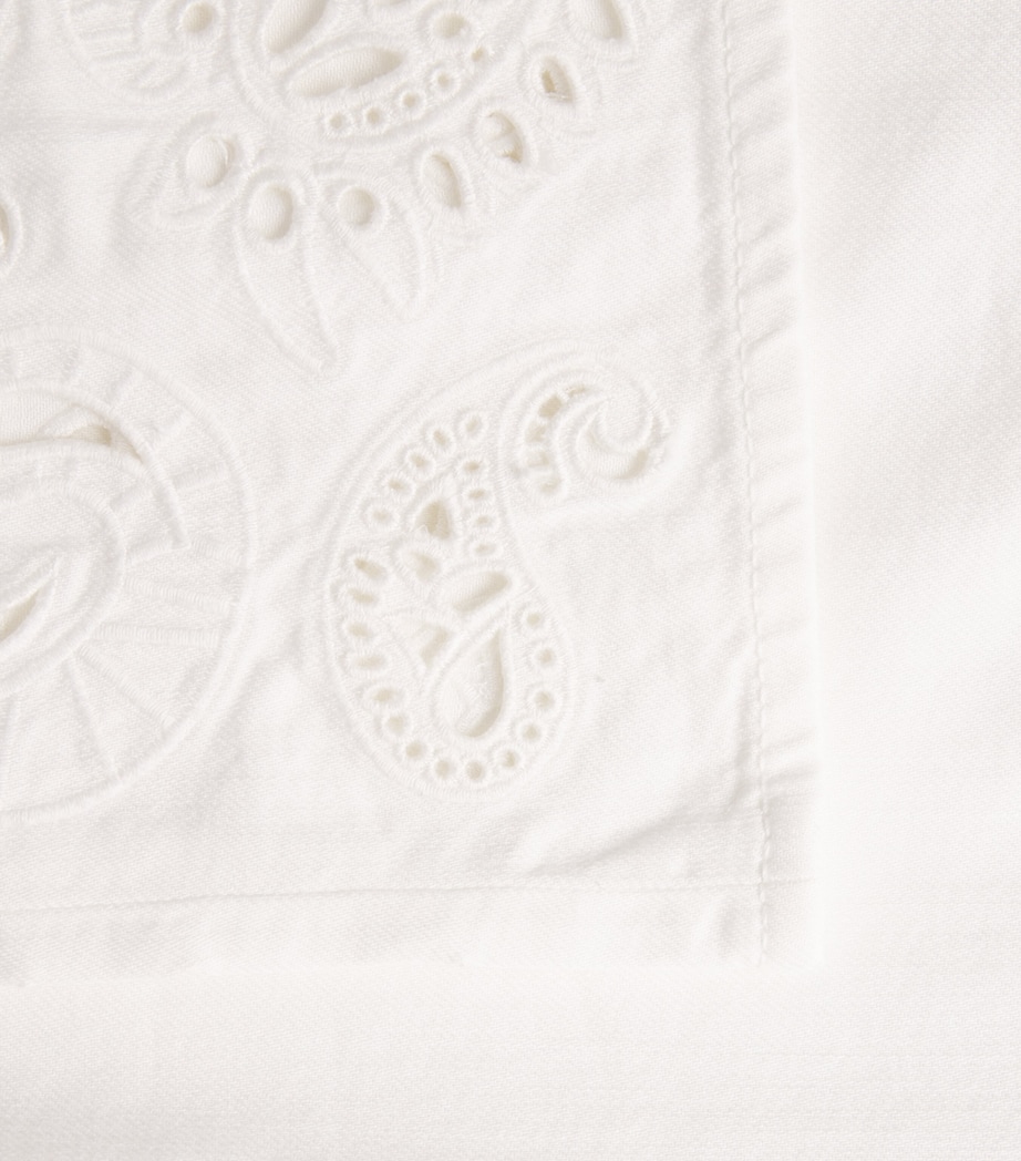 Ultra Featherweight Drawstring Phoebe Wide-Leg Jeans WHTEYELET Image 5